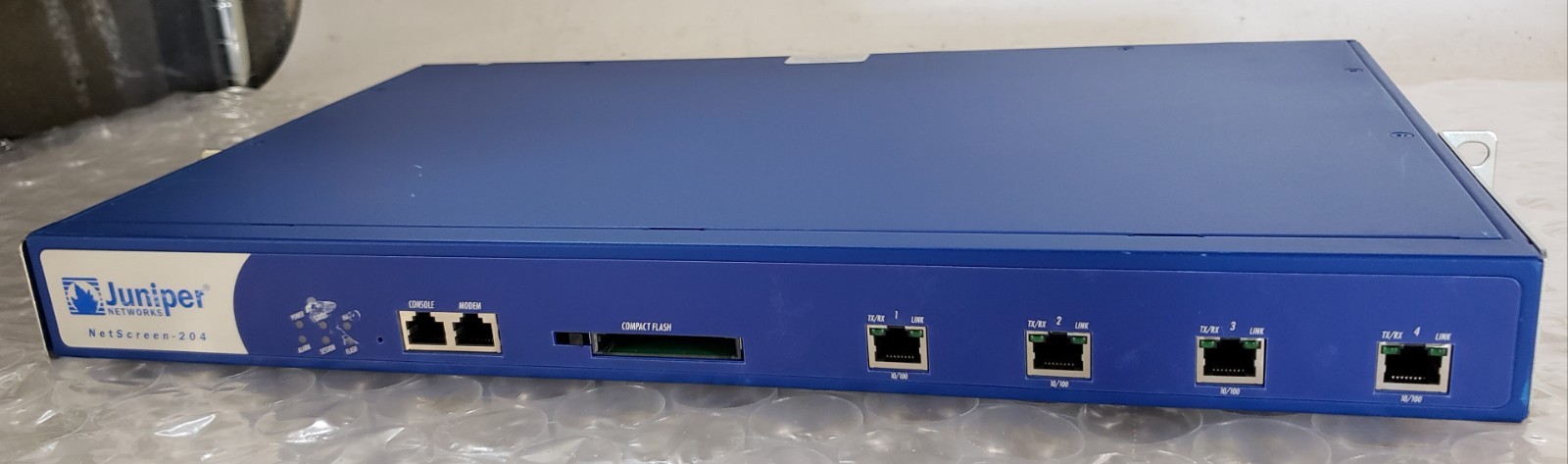 Juniper NetScreen-204 NS-204-001-DC Firewall Security Appliance w/ 2x Ears 