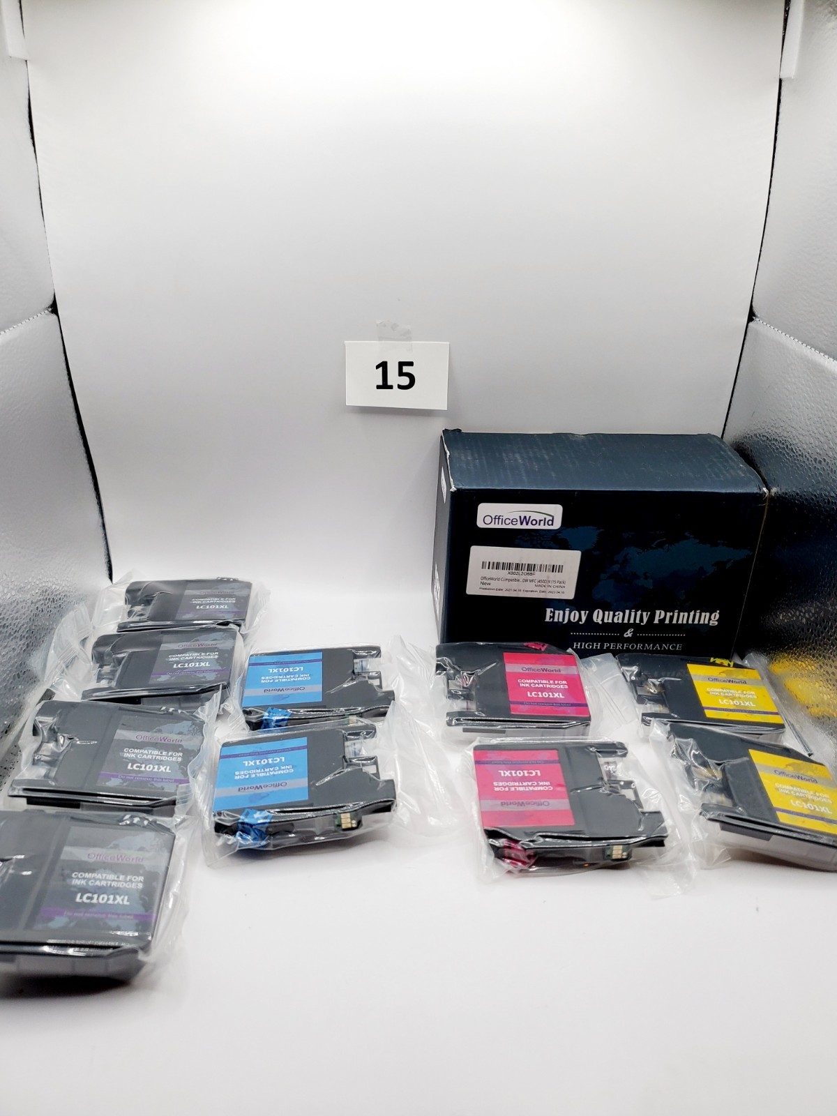Replacement Ink for Brother LC101.  B-LC101Y, B-LC103M & B-LC101C