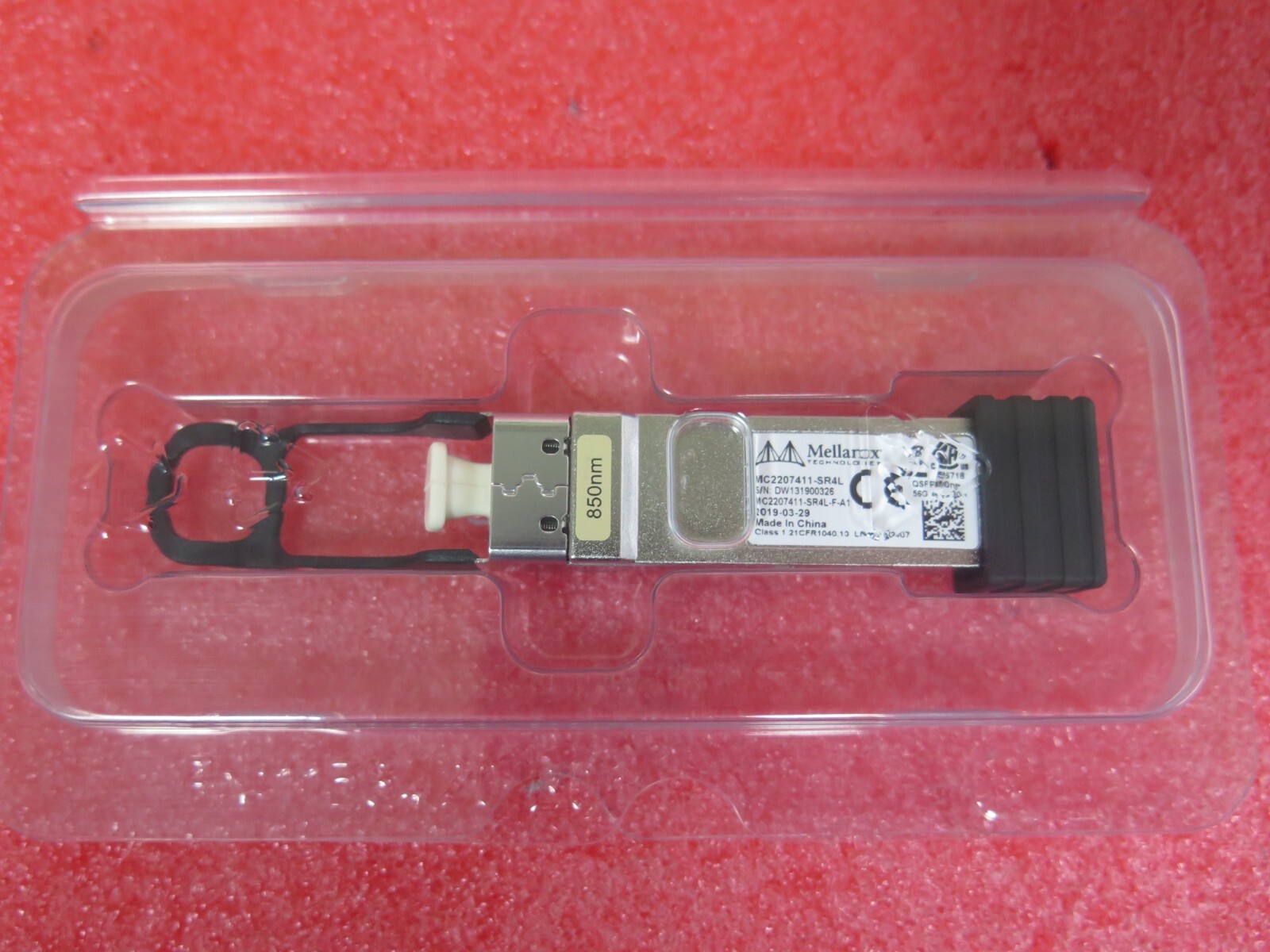 Mellanox MC2207411-SR4L 56Gb FDR Infiniband/40GbE QSFP Transceiver New Seal