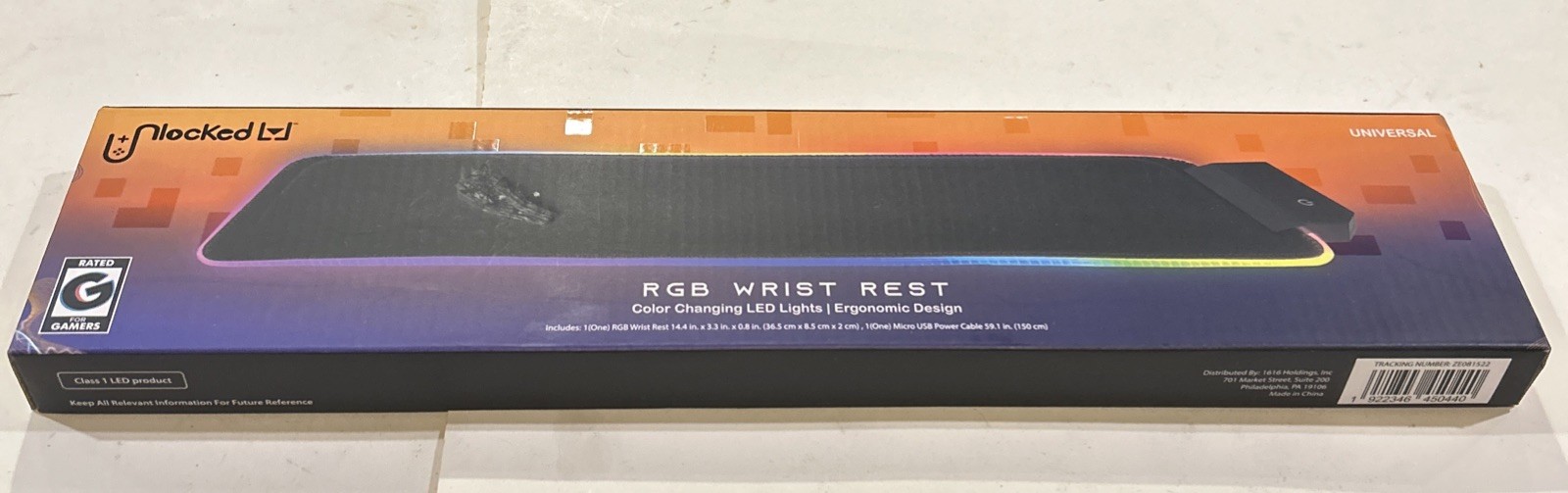 Unlocked RGB Wrist Rest Color Changing LED Lights New BN15