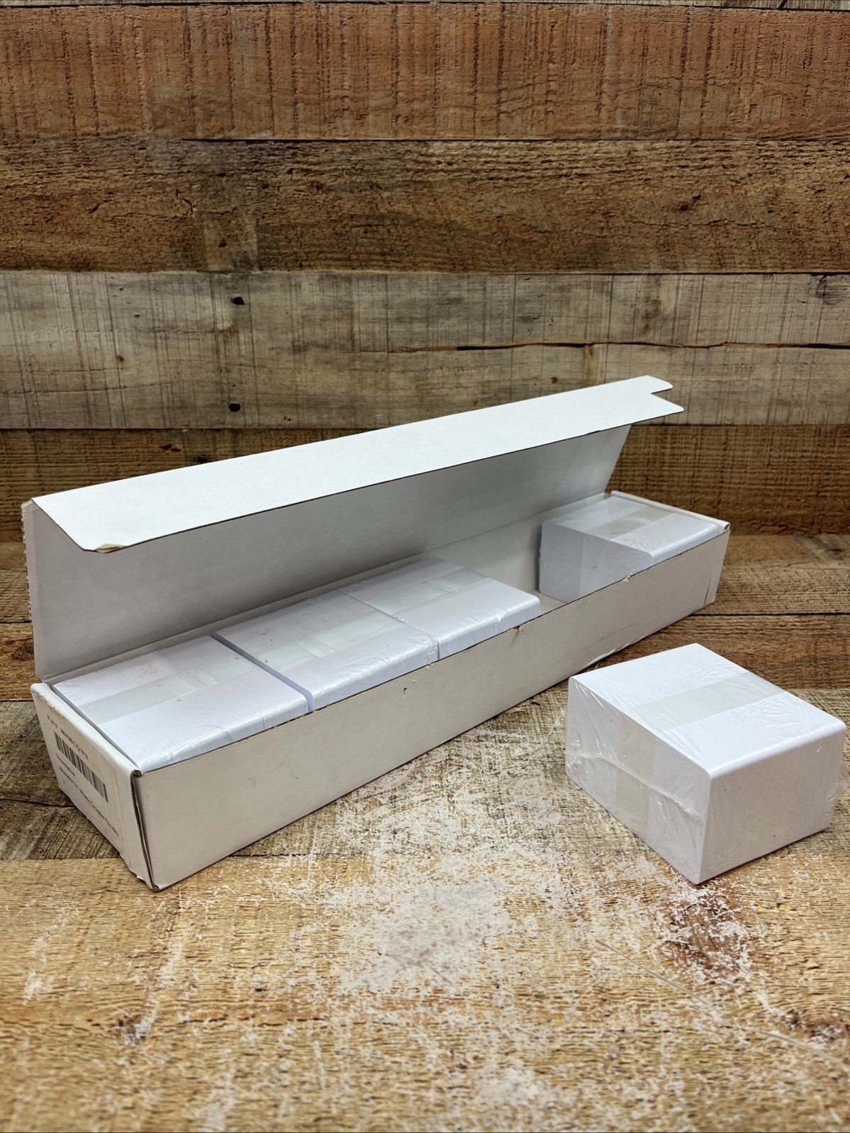500 Blank White PVC Cards, Plastic ID Cards - CR80.030