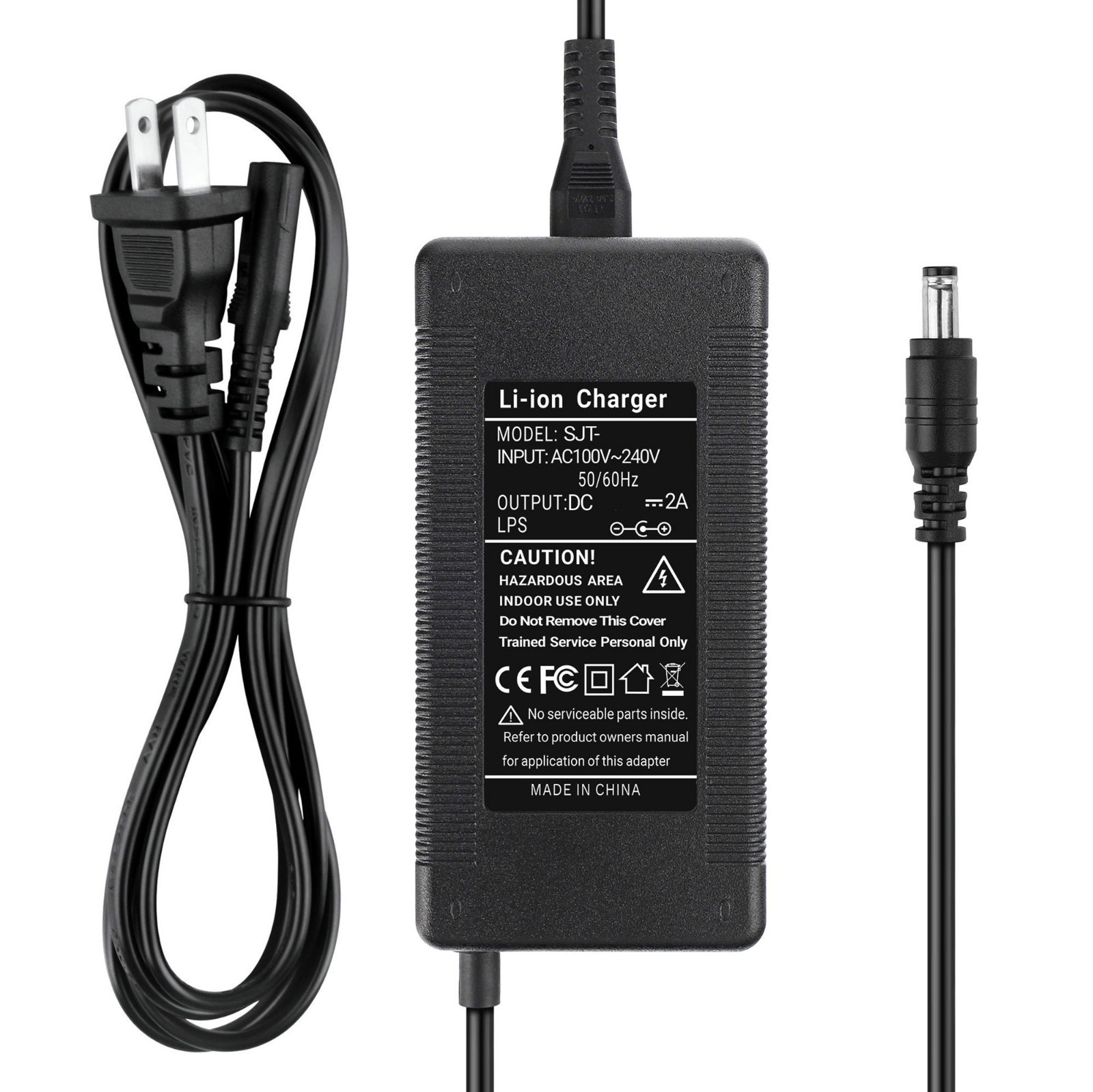 54.6V 2A AC Adapter Charger For Blix Electric Bik HD 48Volt Lithium Power Cord