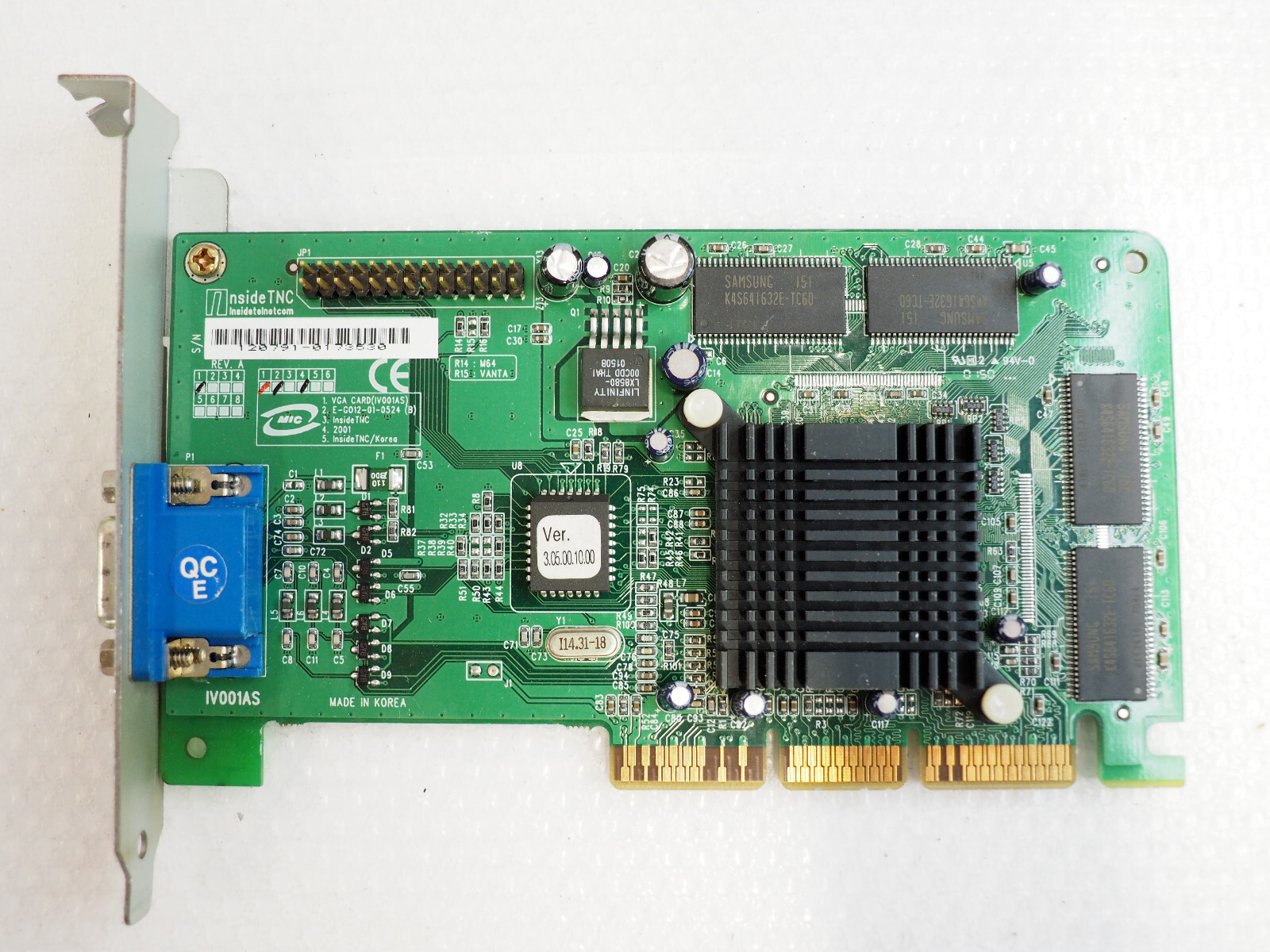 INSIDE TNC IV001AS 64MB VGA GRAPHICS CARD