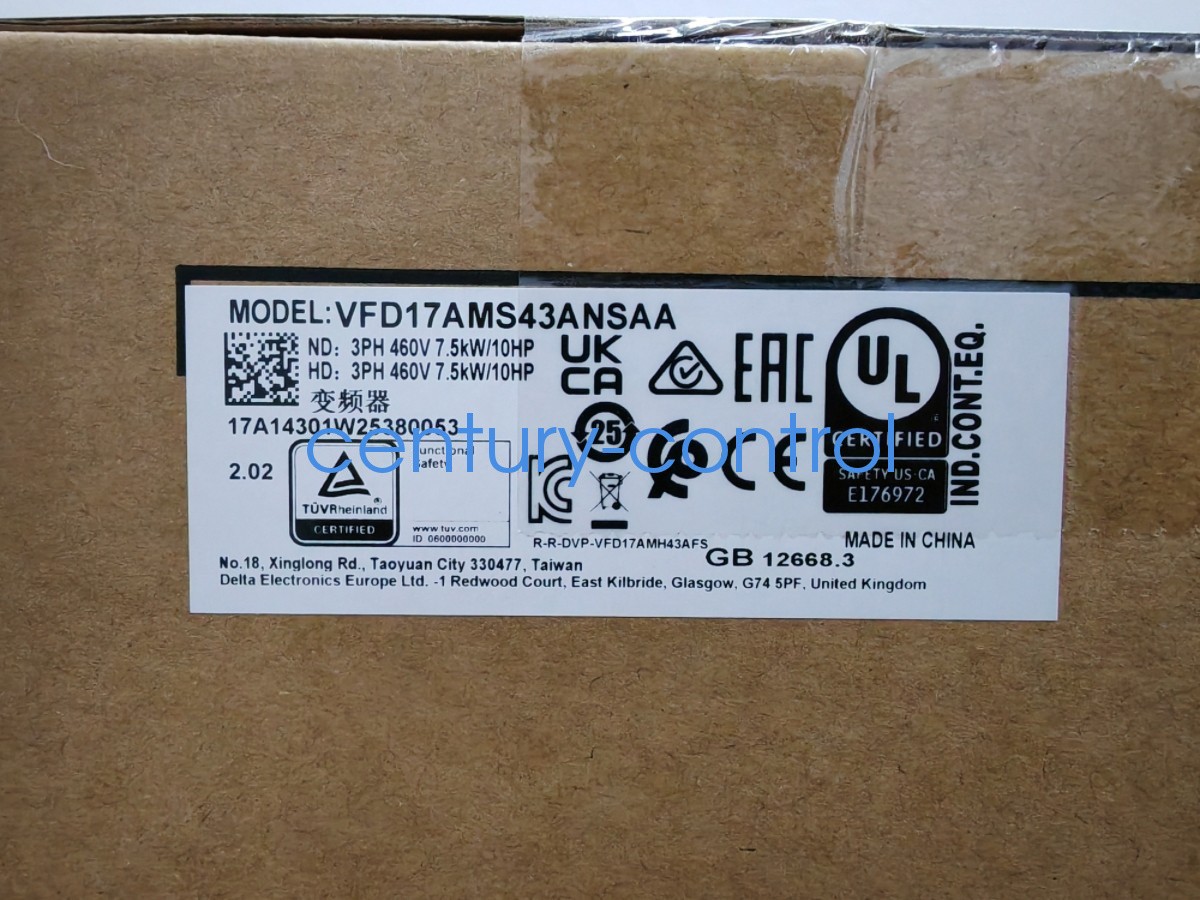 1PCS  New DELTA  VFD17AMS43ANSAA  Fast delivery