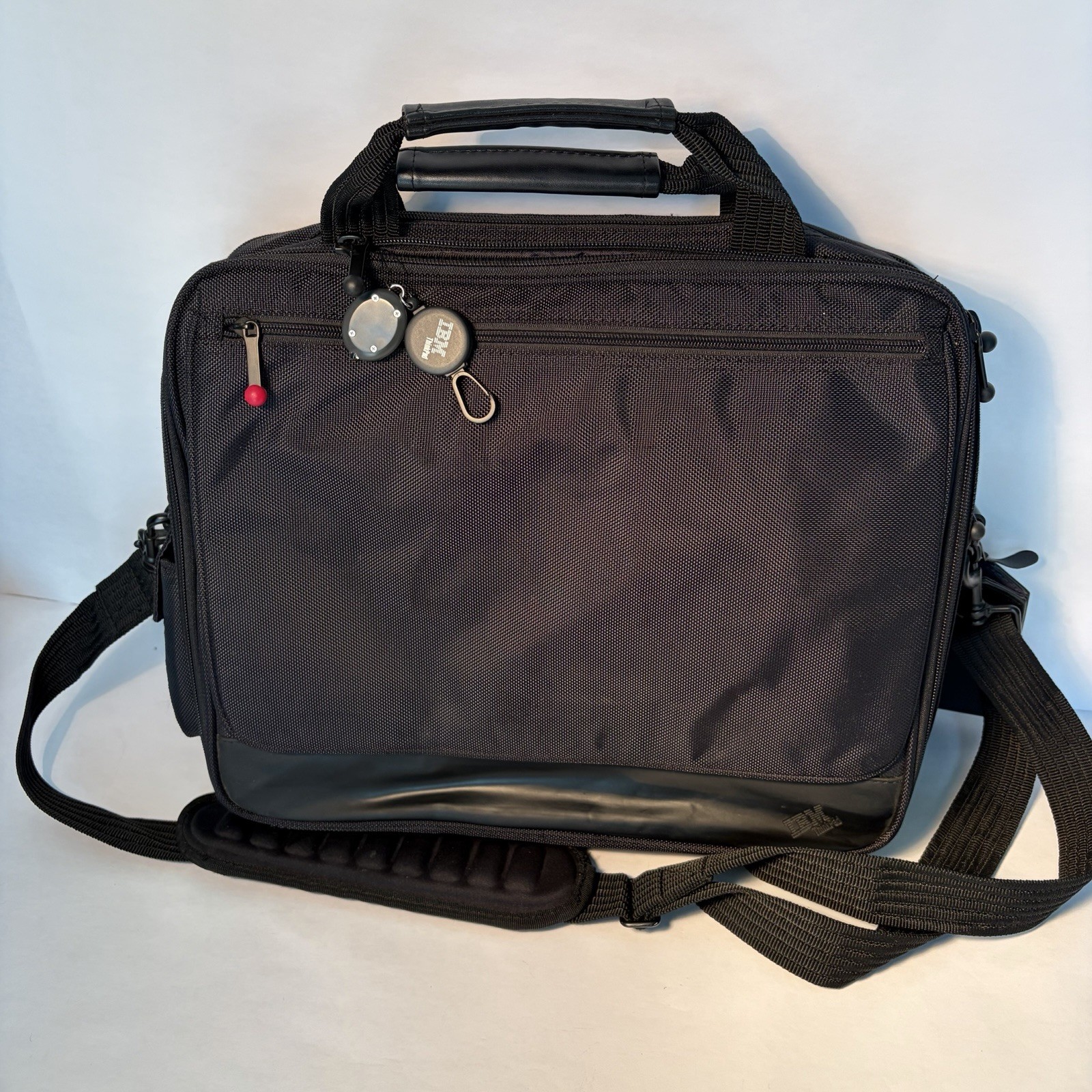 Vintage IBM ThinkPad Laptop Briefcase Bag Red TrackPoint Zipper Carrying Case