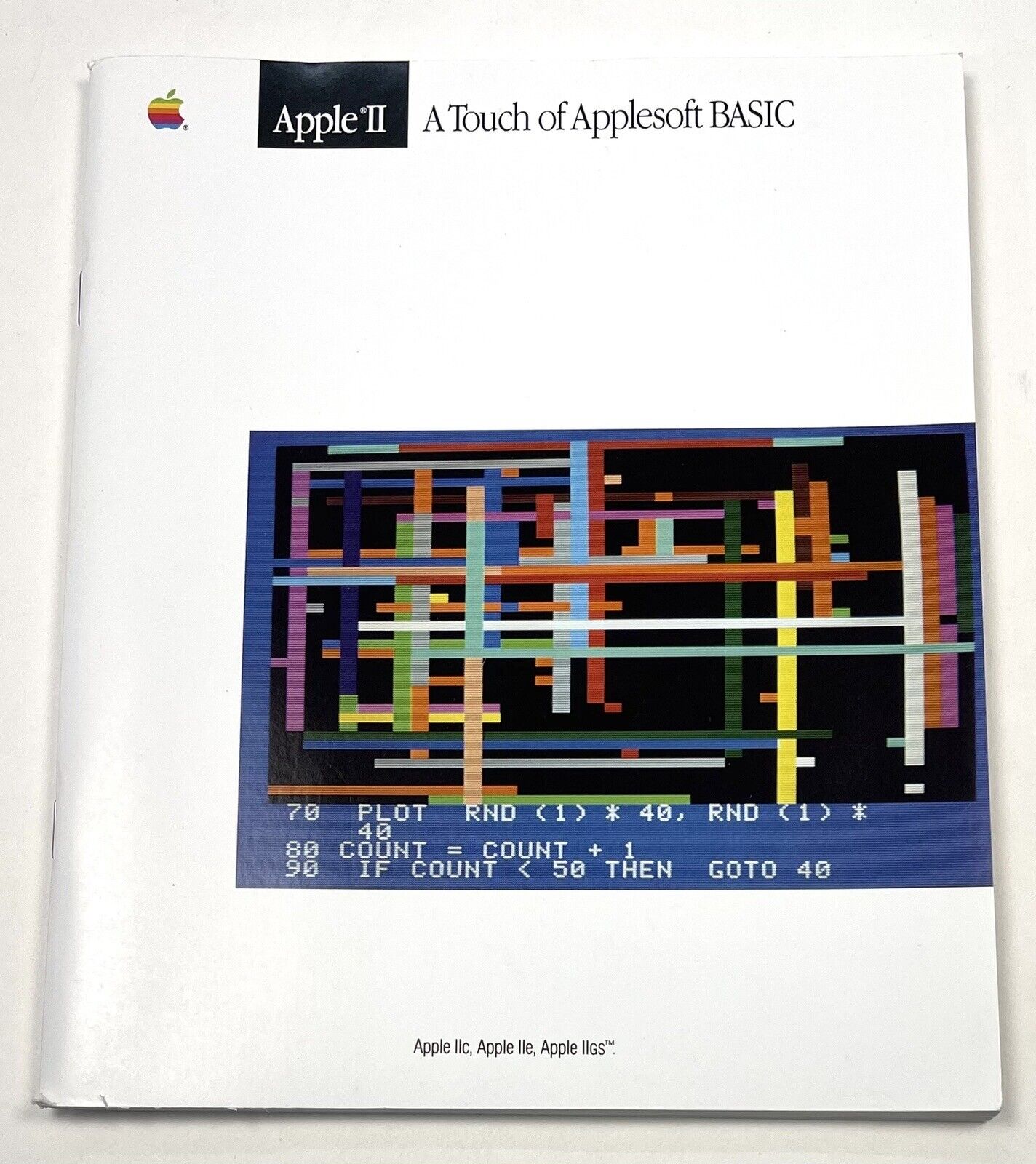 VTG 1986 Apple II A Touch of Applesoft BASIC OWNER'S MANUAL Instruction Booklet
