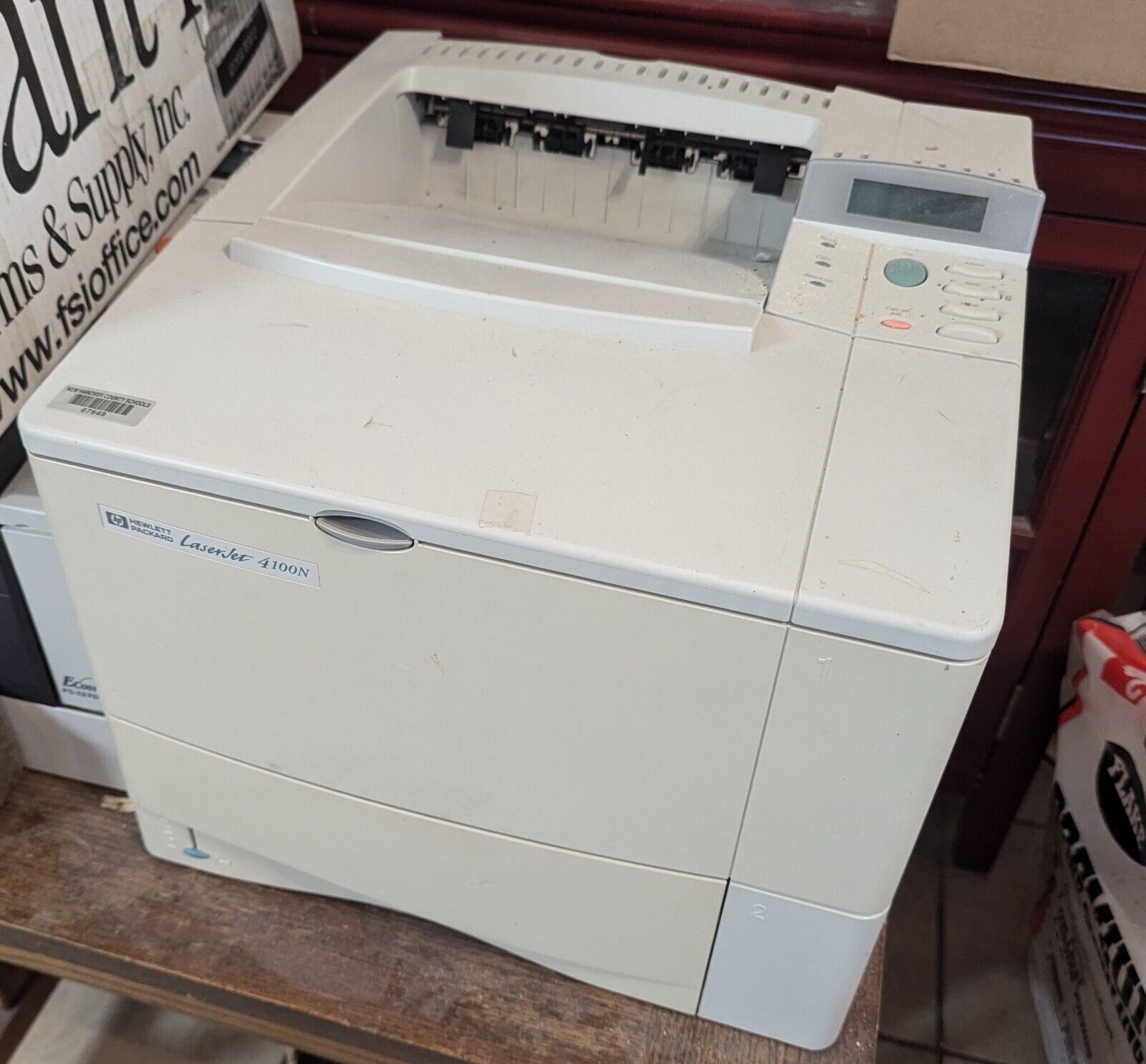 HP LaserJet 4100N Workgroup Laser Printer