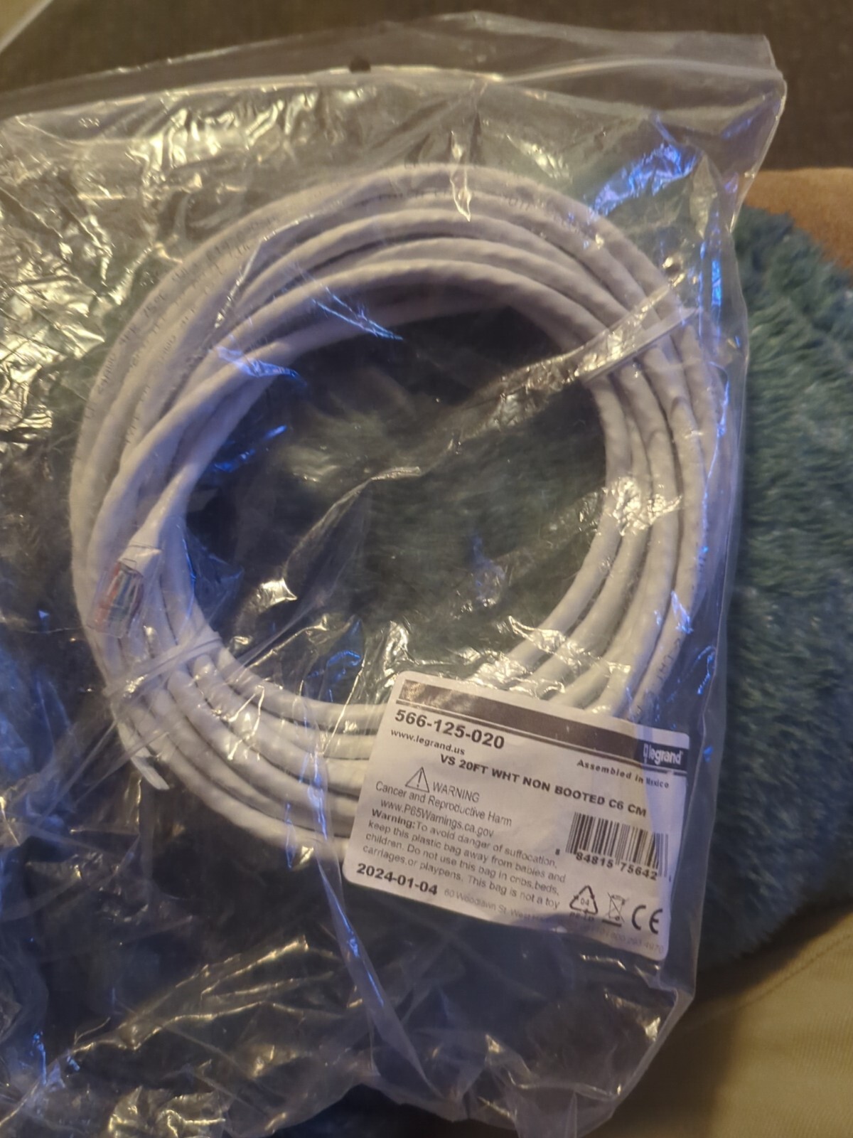 Vs 20-ft White Non-booted C6 CM