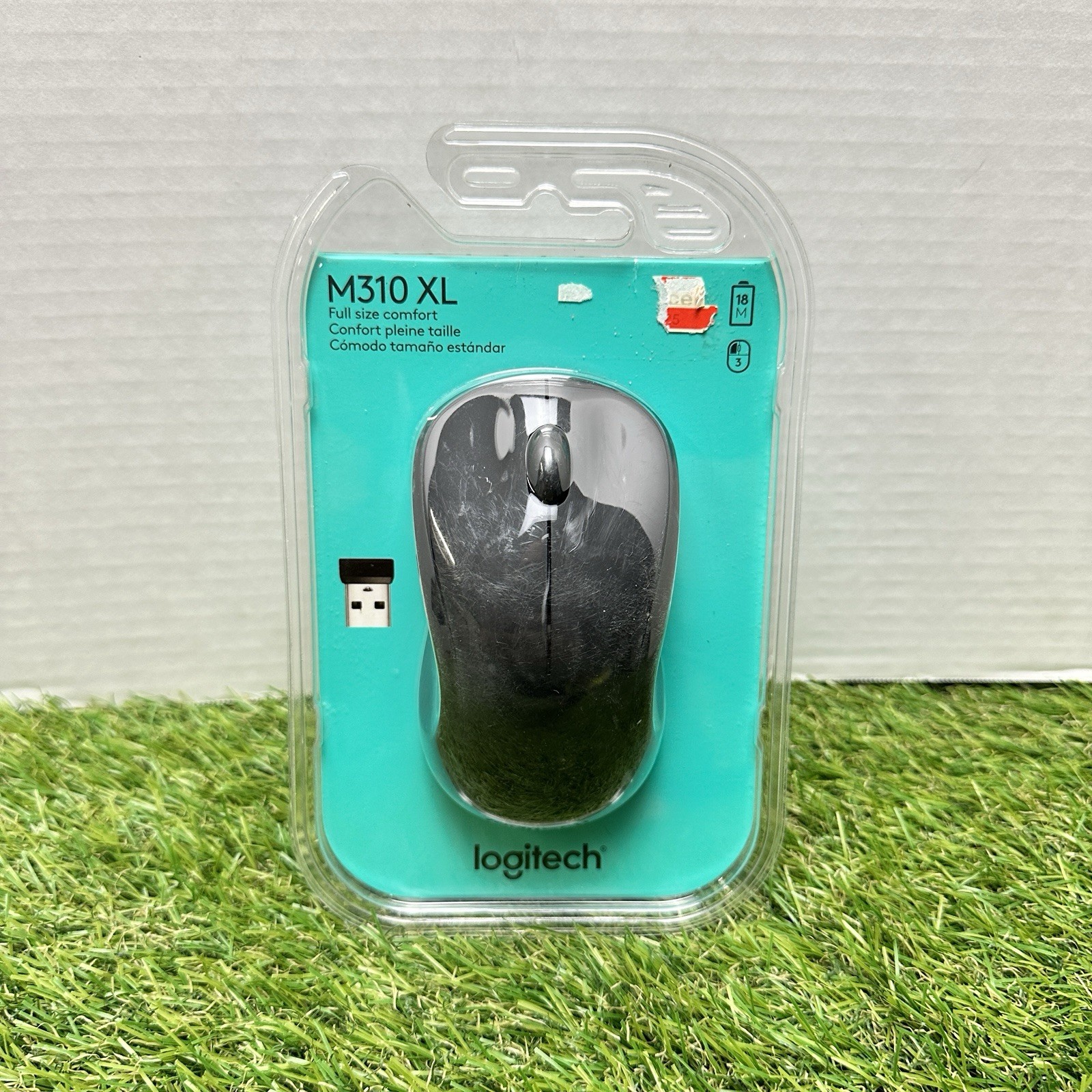 New Logitech M310XL 2.4 GHz Wireless Mouse