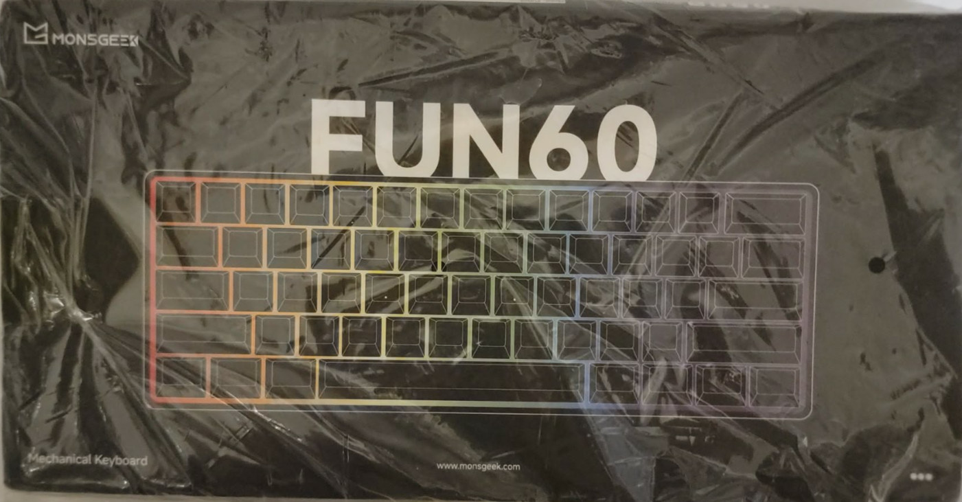 New MonsGeek FUN60 Pro Wired Gaming Keyboard - White
