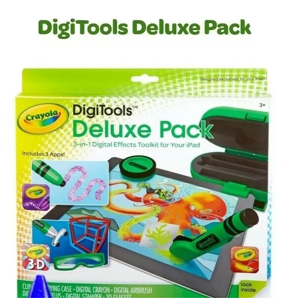 Crayola DigiTools Deluxe Creativity Pack - Digital Toolkit for iPad