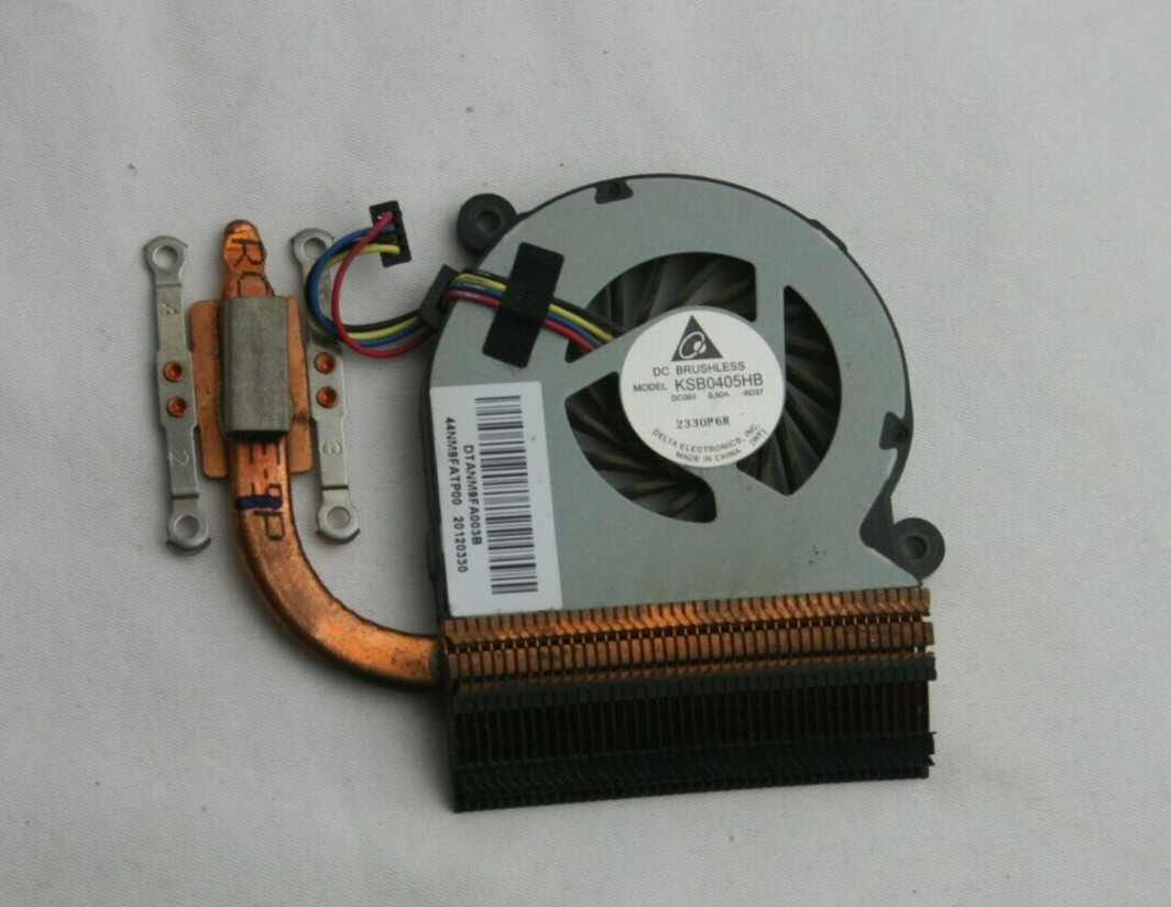 DC Brushless Laptop CPU Cooling Fan KSB0405HB with Heatsink - Efficient Cooling
