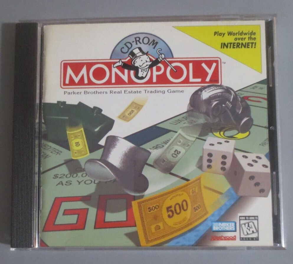 Monopoly Computer Game CD-ROM for Windows