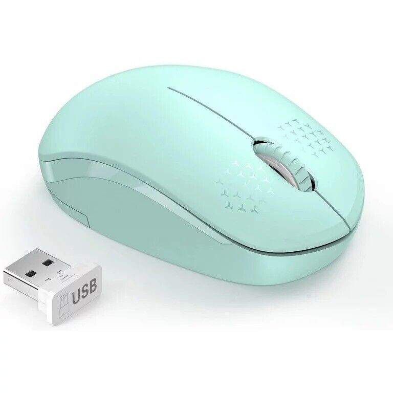 Seenda Wireless Mouse 2.4G Noiseless Mouse with USB Receiver - Portable Compu...