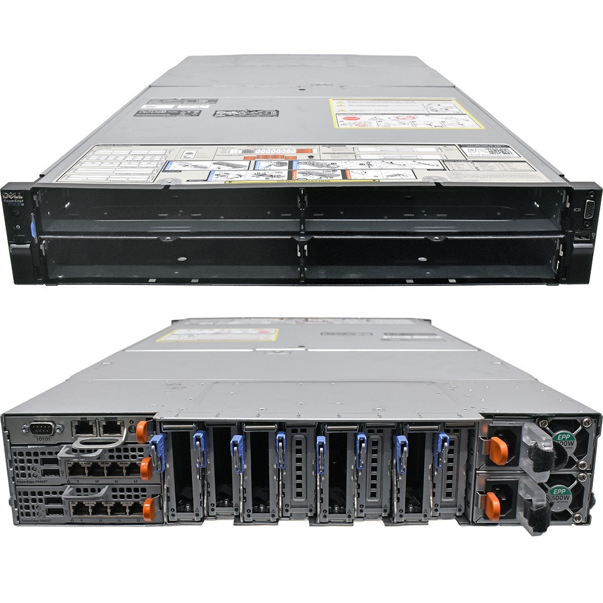 Dell PowerEdge FX2s Rack Server 0XJ6VP CMC 2x E16M002 FN410T 8x Riser Modules