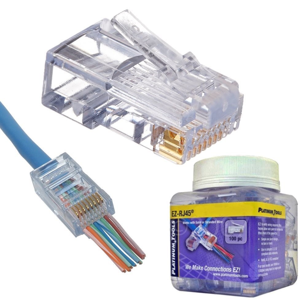 Ez-Rj45 Cat6 100 Piece Jar - 202010J