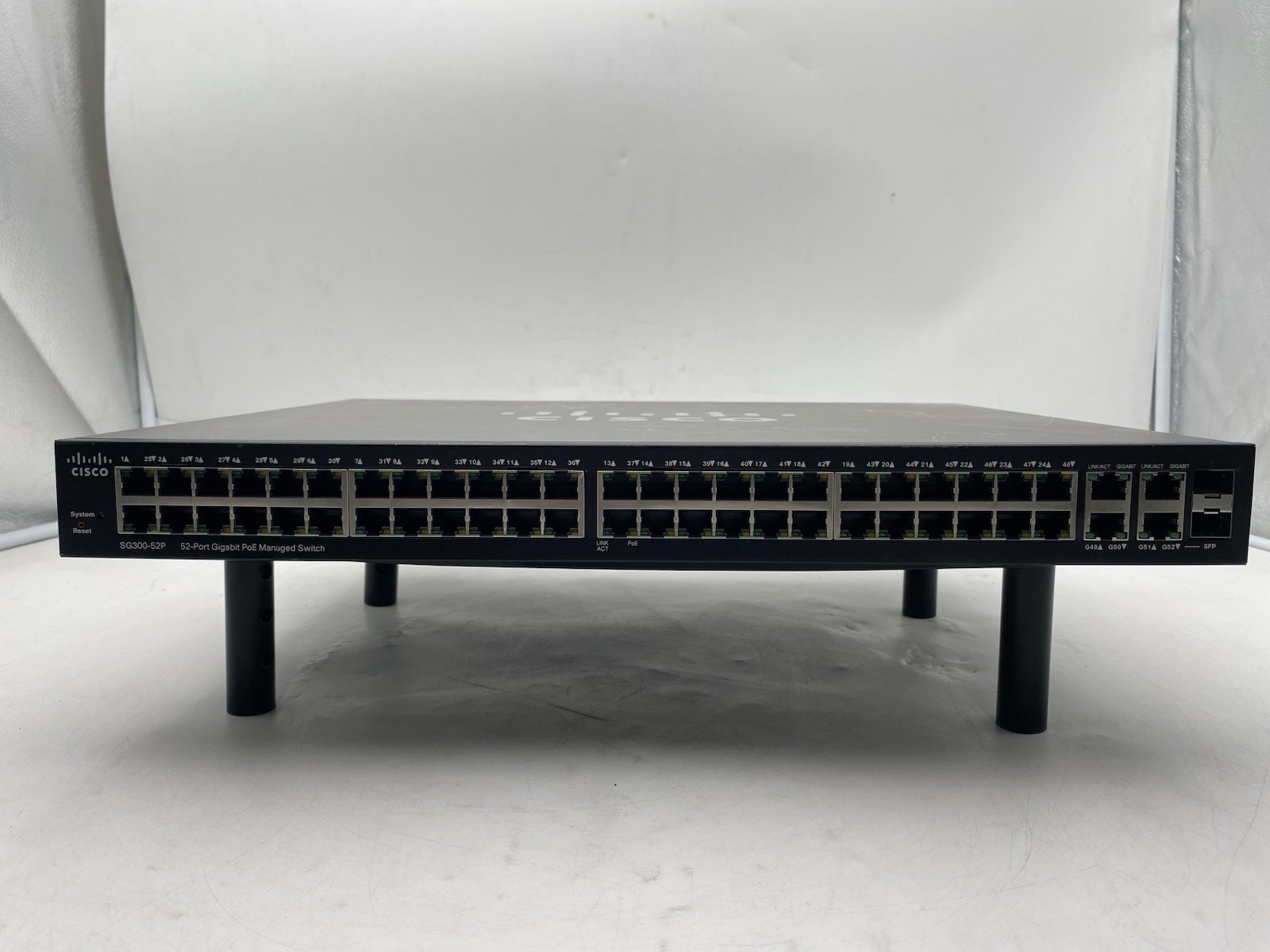 Cisco SG300-52P 52 Port GIG POE+ Managed Switch