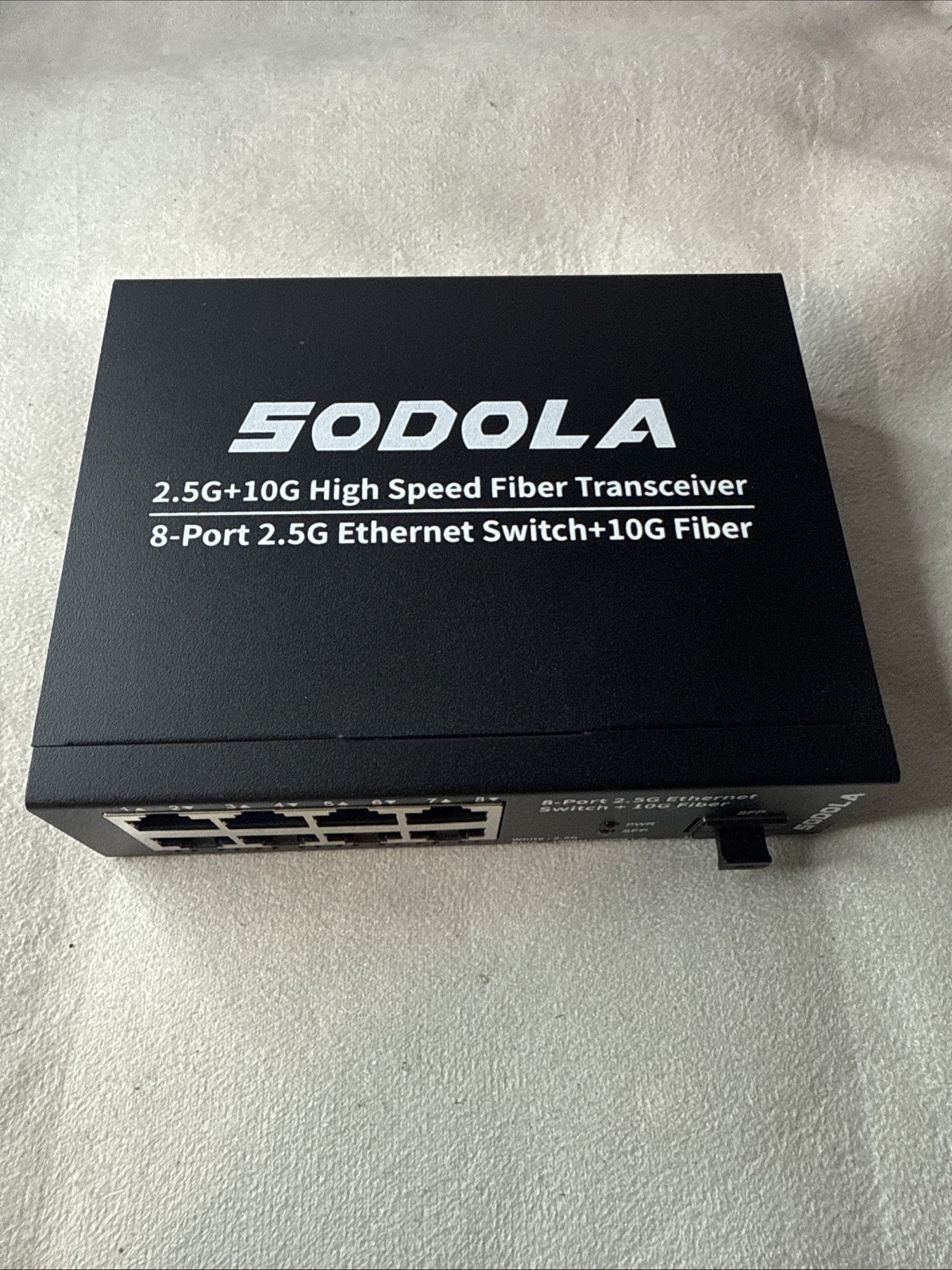 Compact 8-Port 2.5G Ethernet Switch - Ideal for NAS, AP, and PC Connectivity