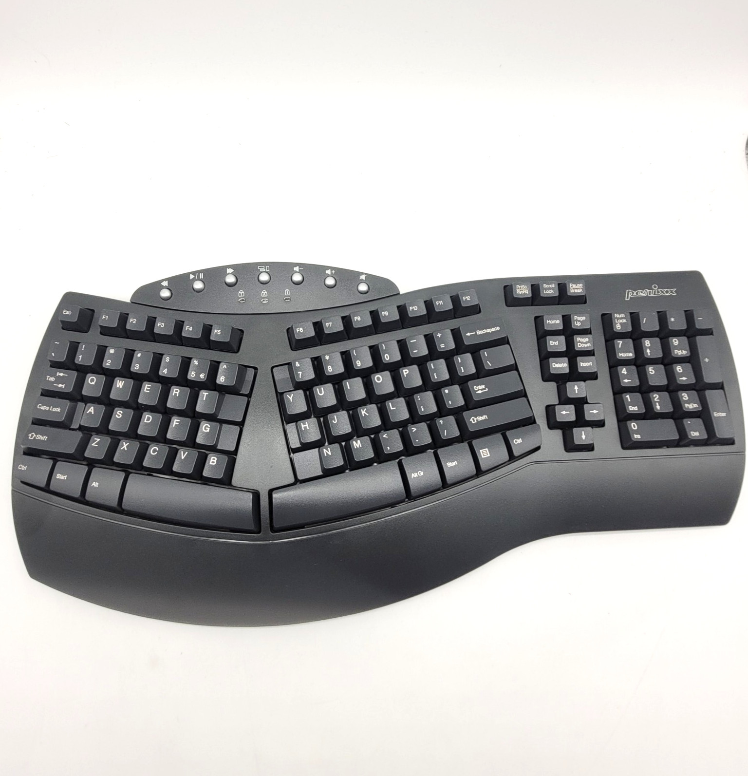 Perixx Wireless Ergonomic Keyboard – PERIBOARD-612B – Dual Bluetooth & 2.4G
