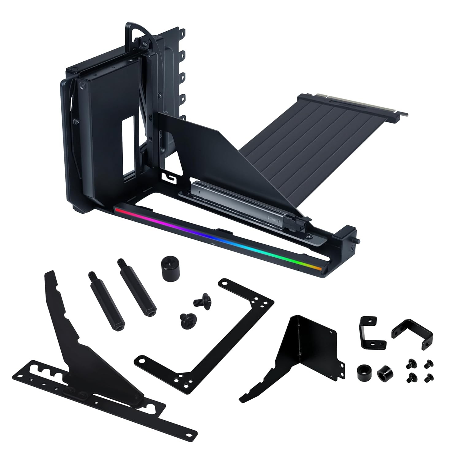 Lian Li ATX PC Case 4 Slots Vertical GPU Kit (VG4v4 Black)