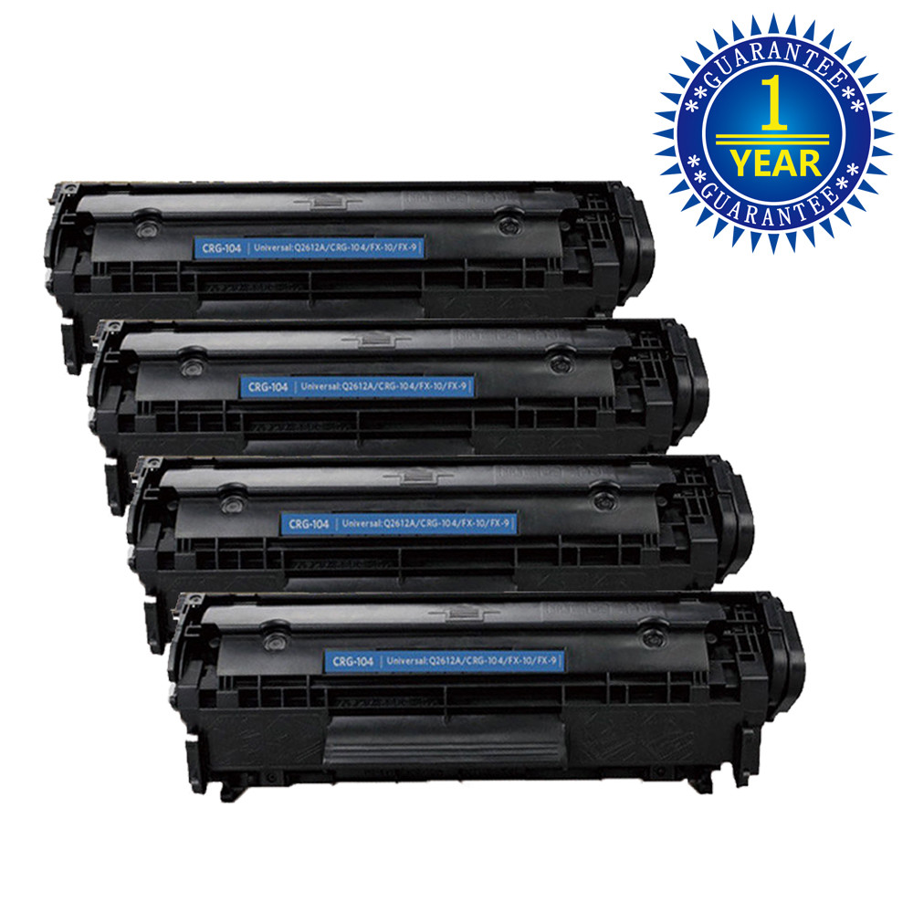 4PK 104 Toner Cartridge FX9 For Canon 104 ImageClass MF4150 MF4350D D420 MF4270