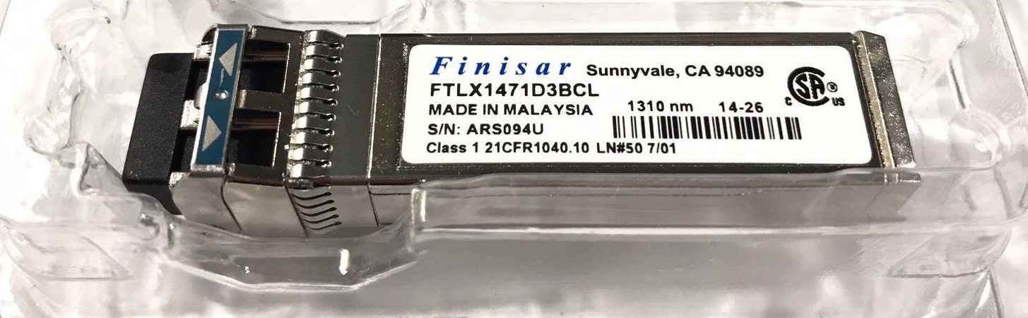 Finisar SFP-10GB-LR for Fortinet FG-TRAN-SFP+LR FortiGate 500D 7060E 3700D