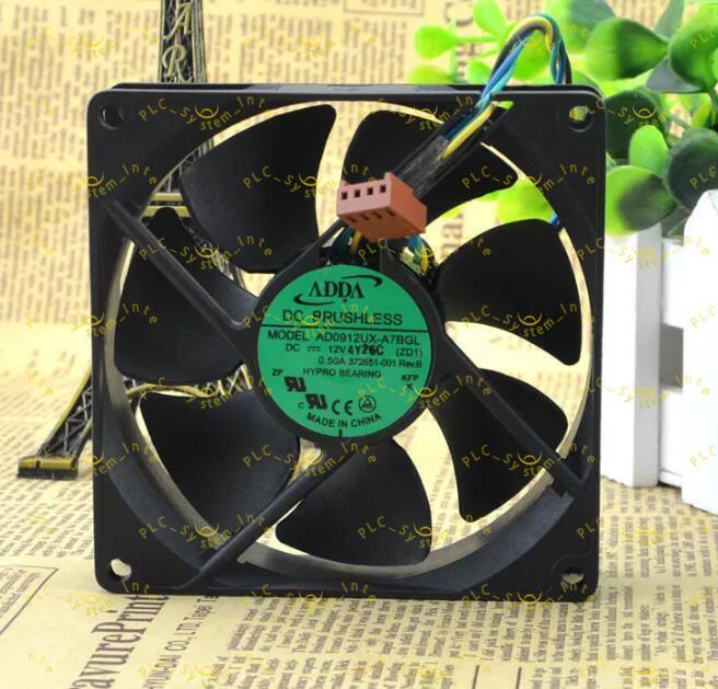 For AD0912UX-A7BGL ADDA model 12V 0.5A Ventilateur 92x92x25mm 372651-001 FAN N6S
