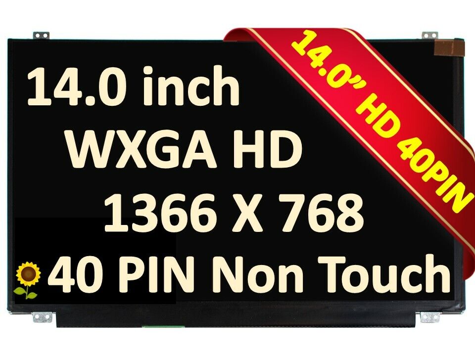 HB140WX1-300 New 14 WXGA HD 1366x768 Slim Glossy LED LCD Replacement Screen BOE