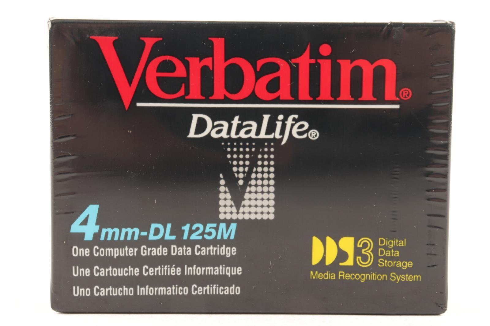 Verbatim 91688 Datalife 4mm 125M DDS-3 DDS3 Tape Computer Grade Data Cartridge