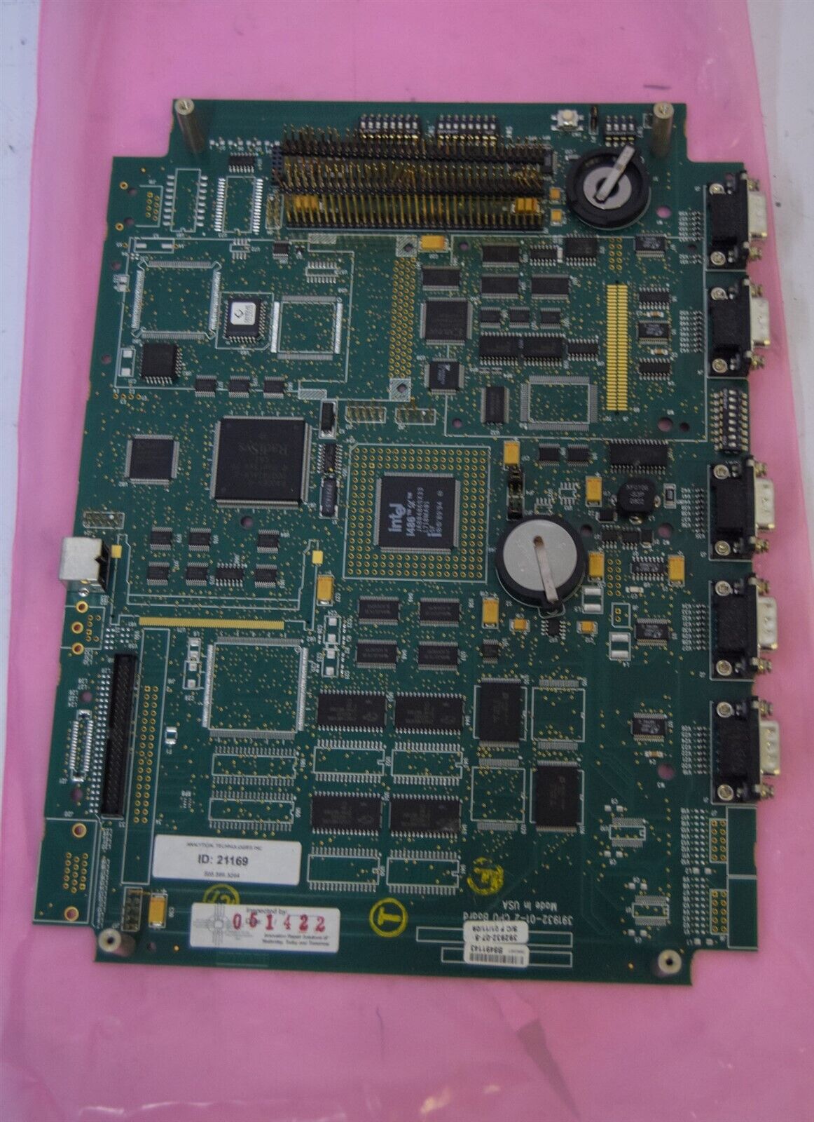 Analytical Technology Bristol Babcock 391932-01-02 CPU Board (read)#1  S19