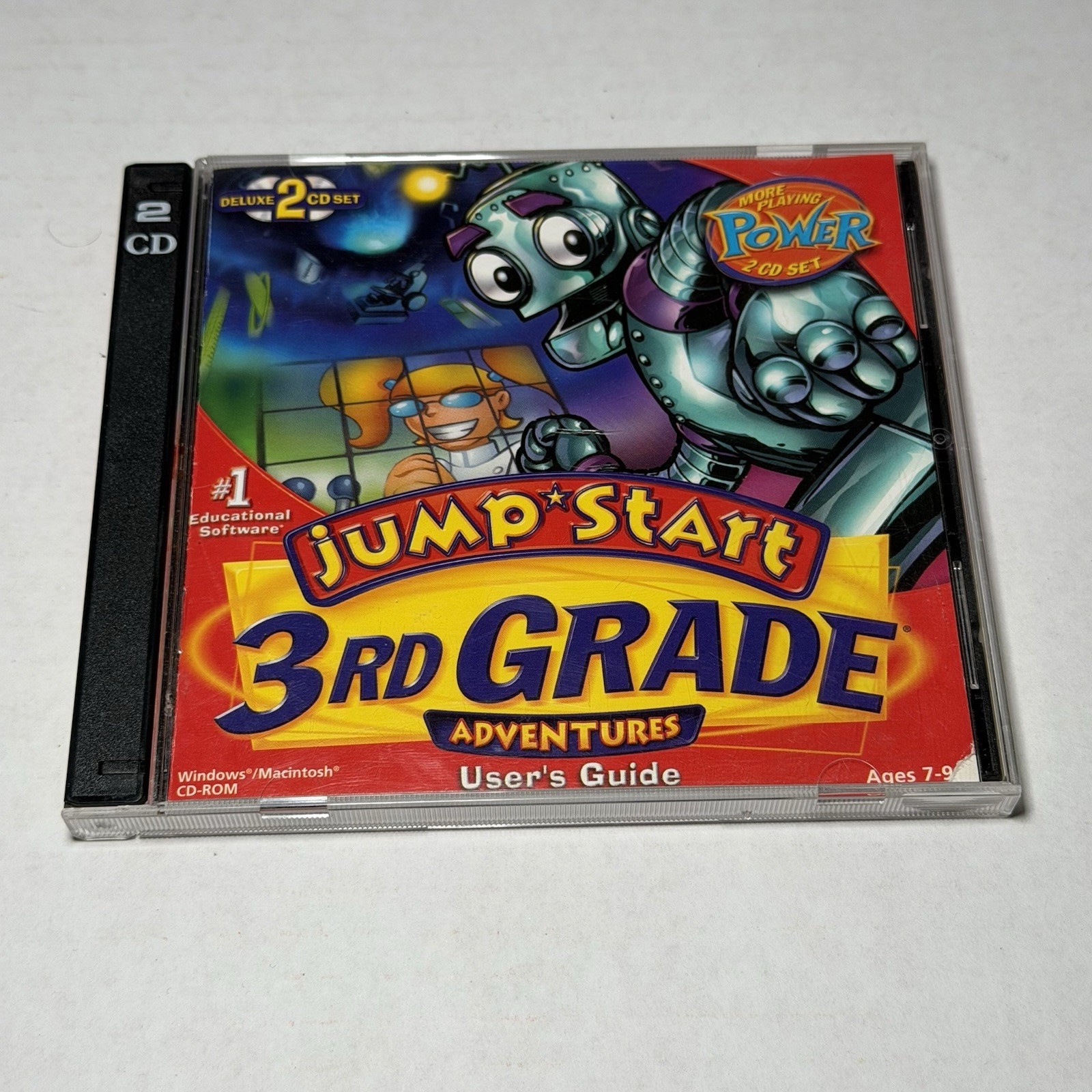 JumpStart Adventures 3rd Grade Users Guide (PC WIN/Mac 1996 Game) Disc 2 ONLY