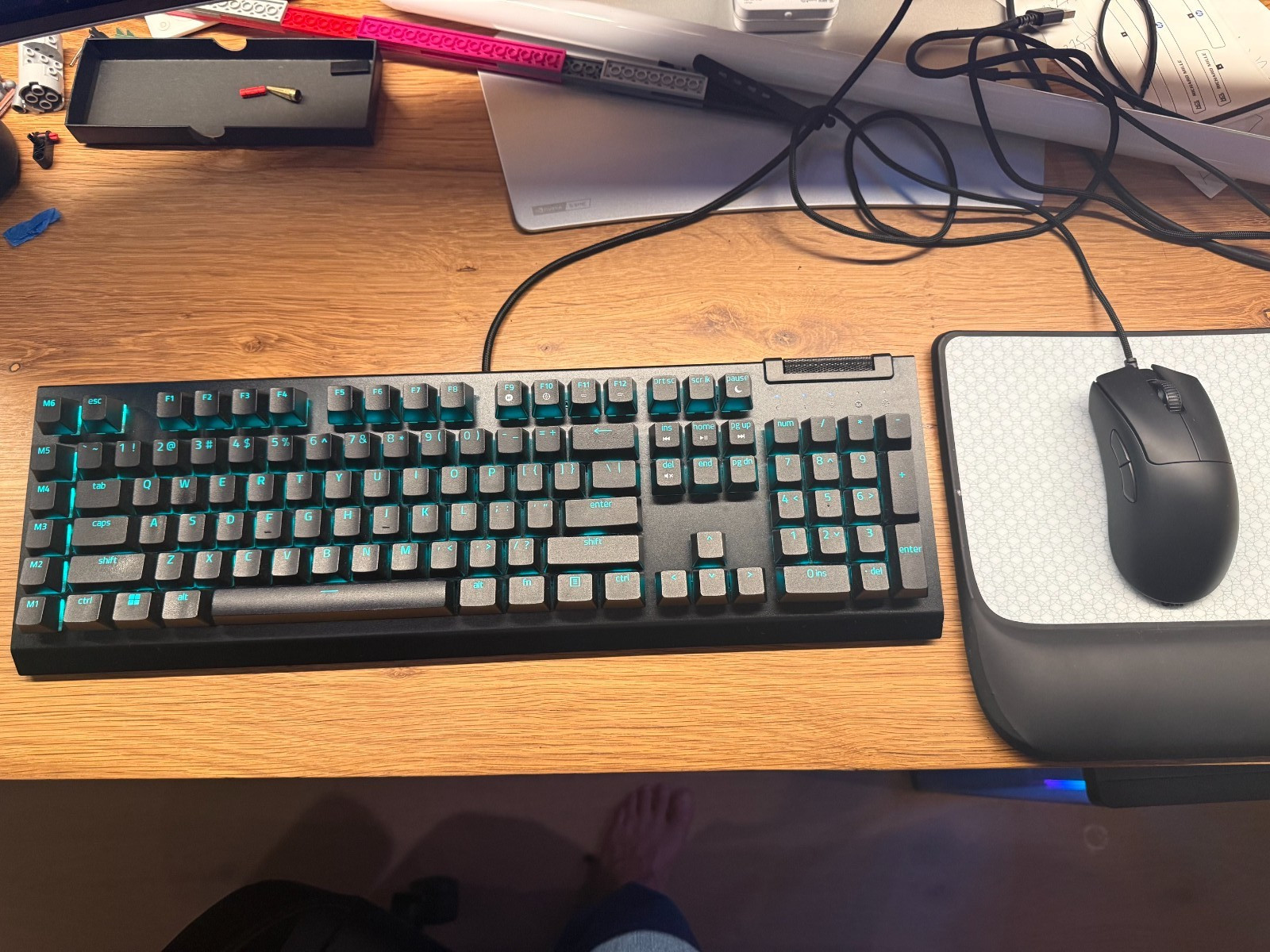 Razer Black widow V4 X keyboard + Razer Deathadder v3 wired 30k dpi