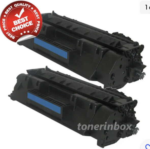 2PK Compatible Toner Cartridge for HP CE505A /05A LaserJet P2035 P2035n P2055