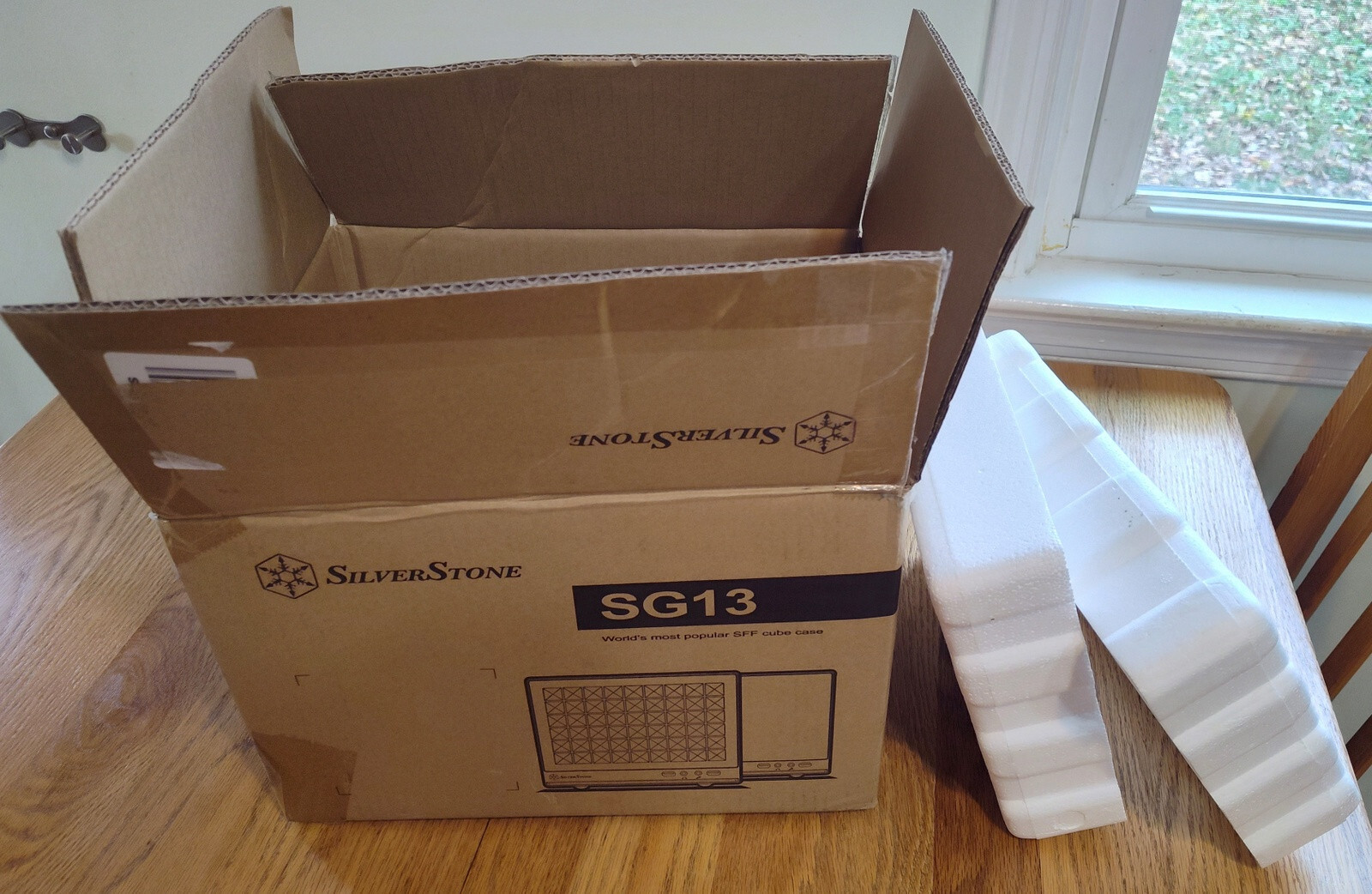 Original Shipping Box, Packing Foam for SilverStone SUGO SG13 Desktop PC Case