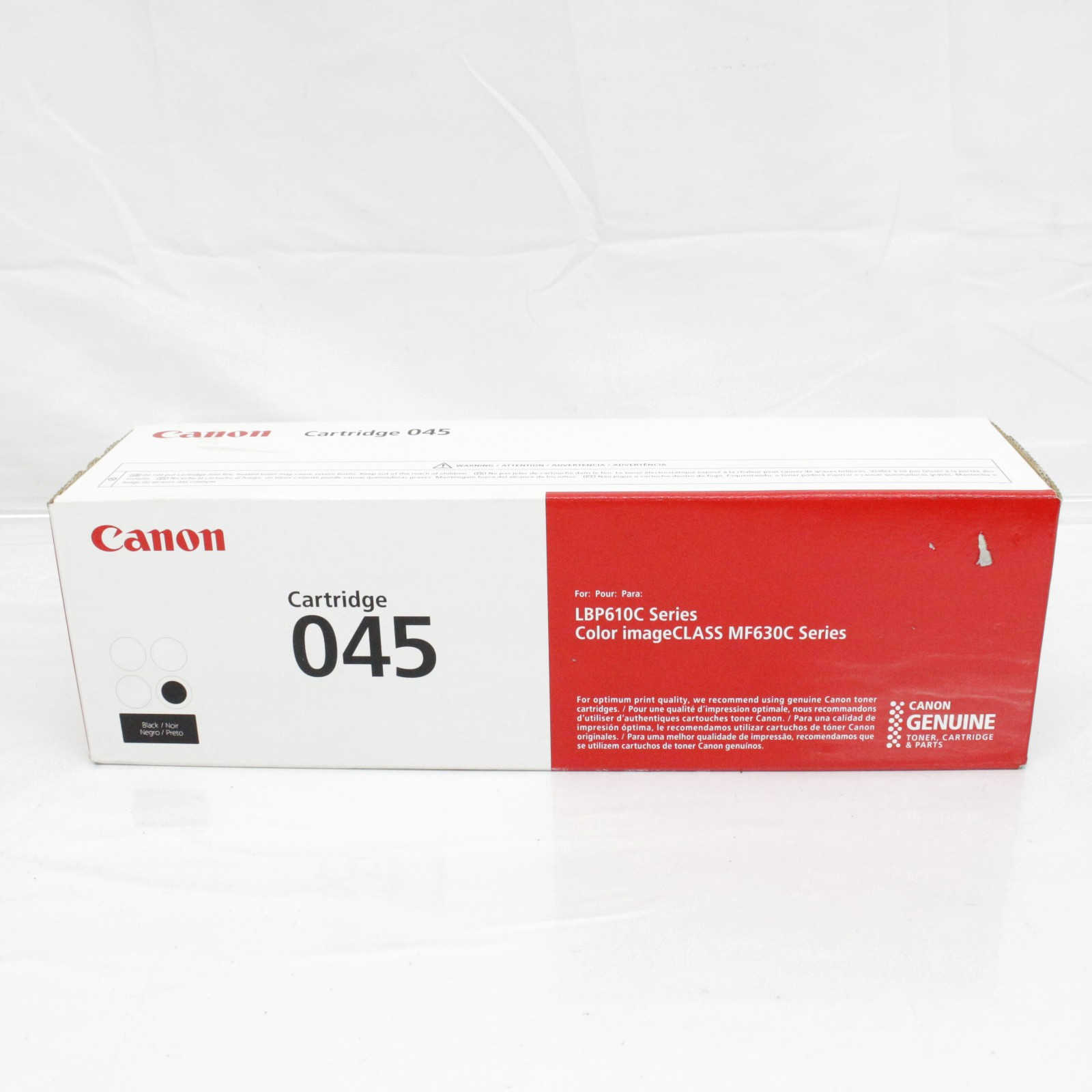 Genuine Canon 045 Black Toner Cartridge 1242coo1aa Expired 2021