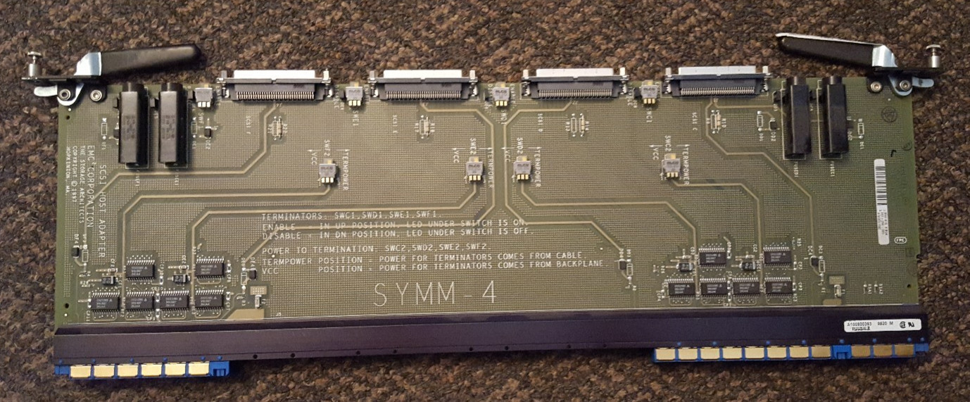 EMC Symmetrix SCSI Adapter Board 4 Port 201-254-900 - USA Seller