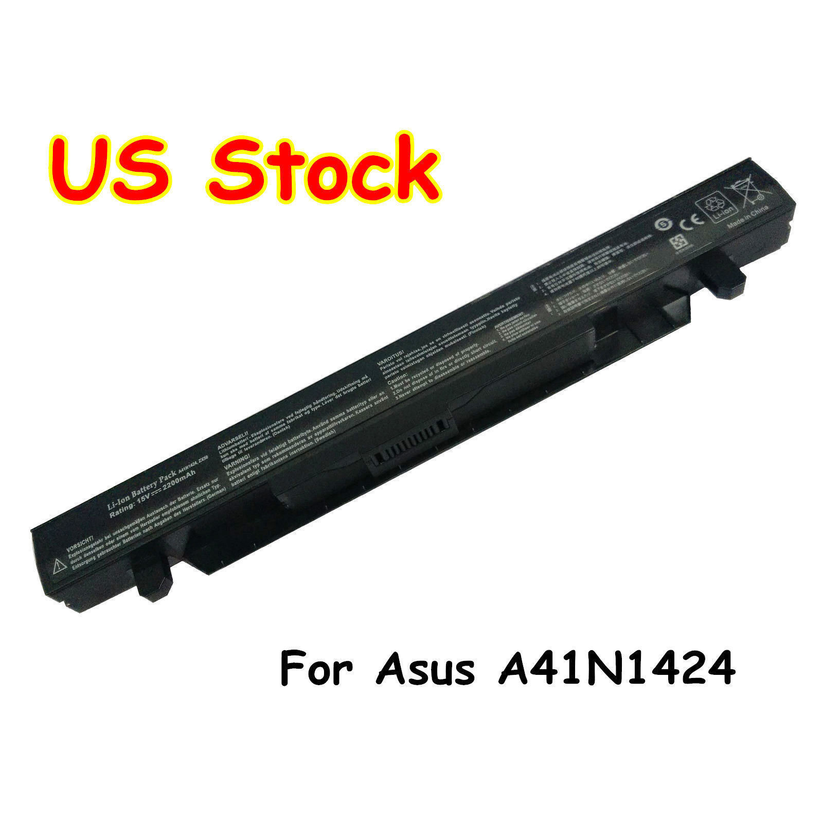 A41N1424 Battery for ASUS FX-Plus ZX50VW-MS71 GL552VW-DH71 GL552VW-DH74 15V 33Wh