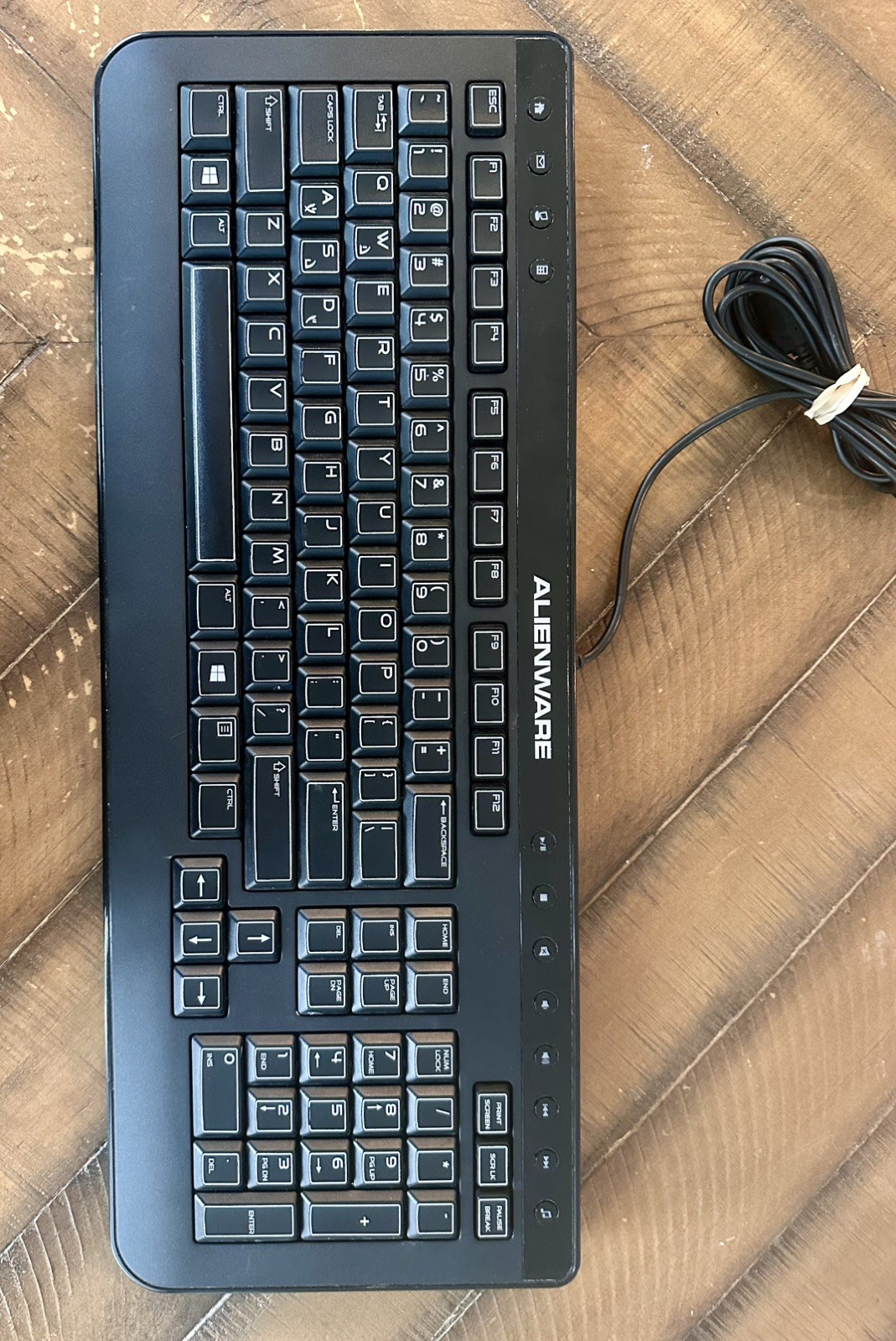 Alienware Multimedia Slim Gaming Keyboard USB USA QWERTY SK-8165