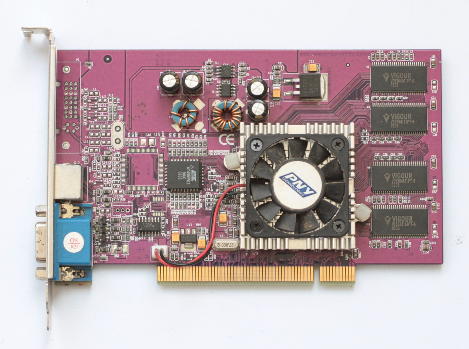 PCI Videocard - PNY GF4MX420PCI - NVIDIA GeForce4 MX 420 - AS-IS