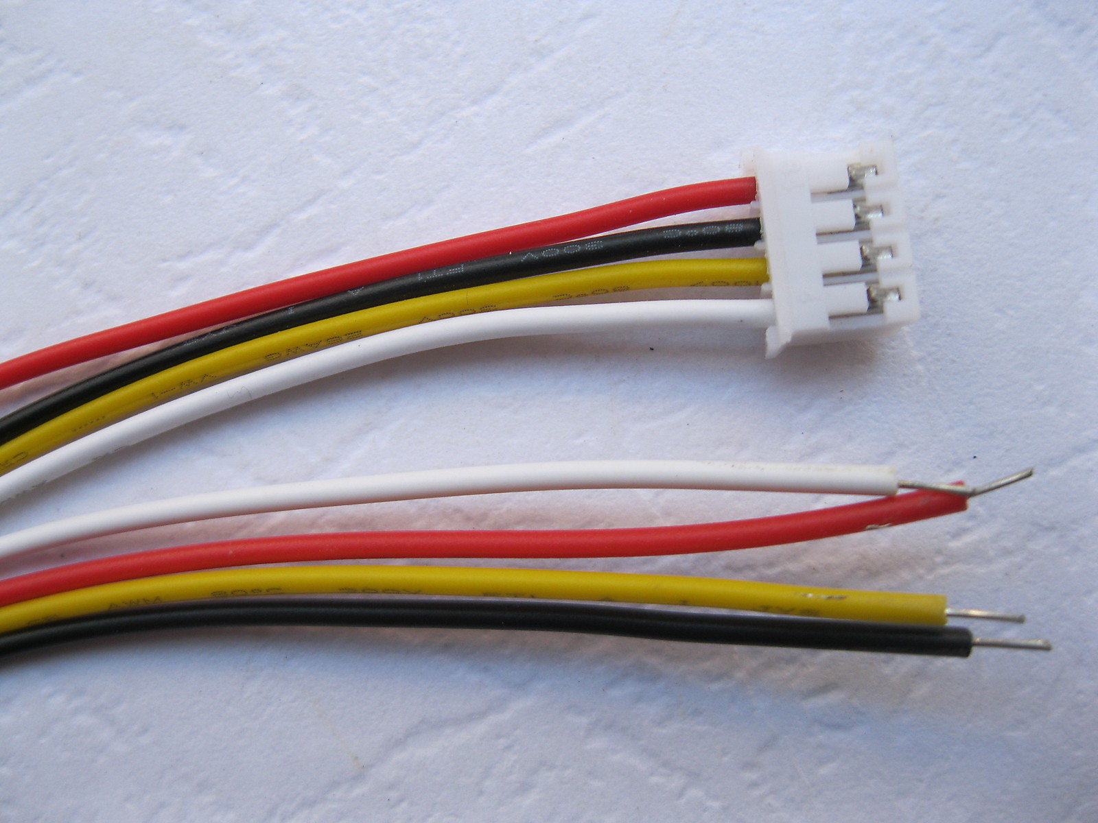 50 pcs PH Pitch 2.0mm 4 Pin Polarized Connector with 26AWG 20cm Leads Cable New