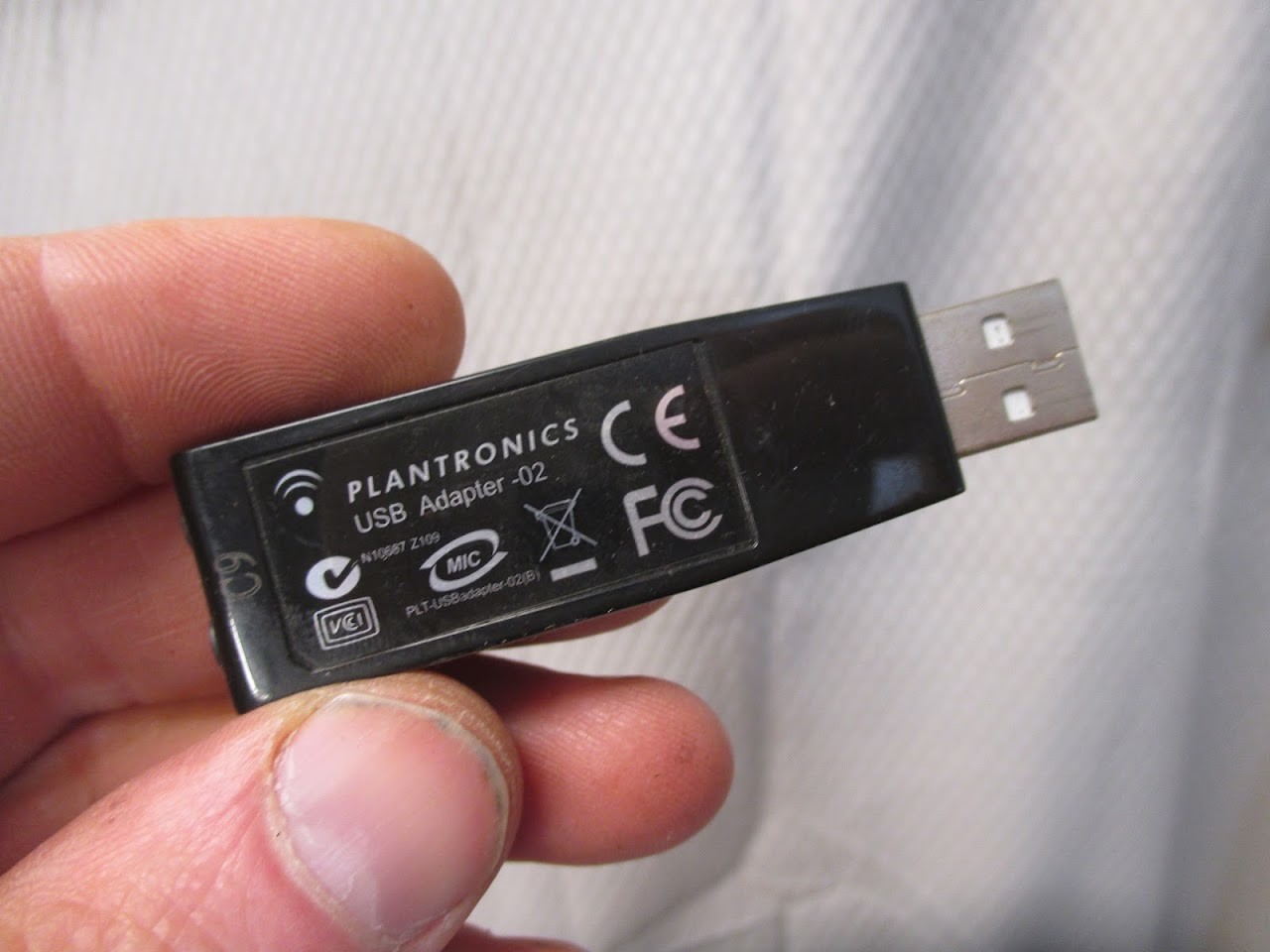Plantronics USB Adapter -02 | Model PLT-USBadapter-02(B) N10667 Z109