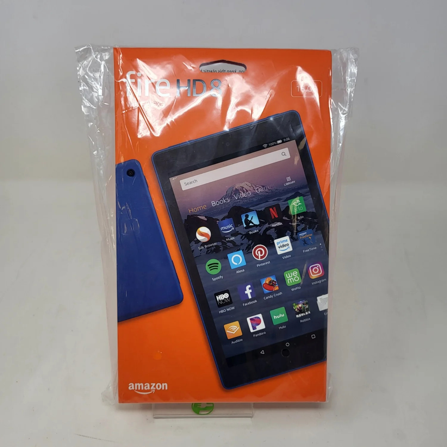 New WiFi Only Amazon Kindle Fire HD 8 8th Gen 16GB Blue L9074A