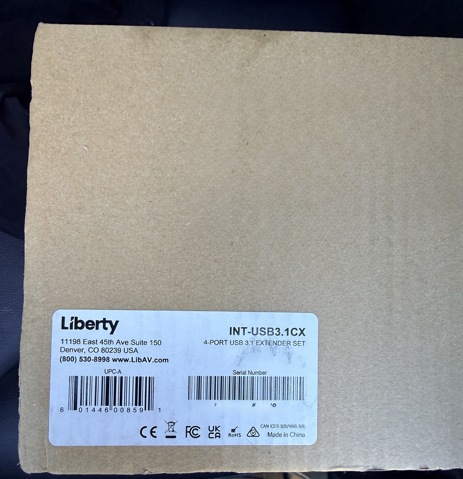 Liberty INT USB 3.1 CX