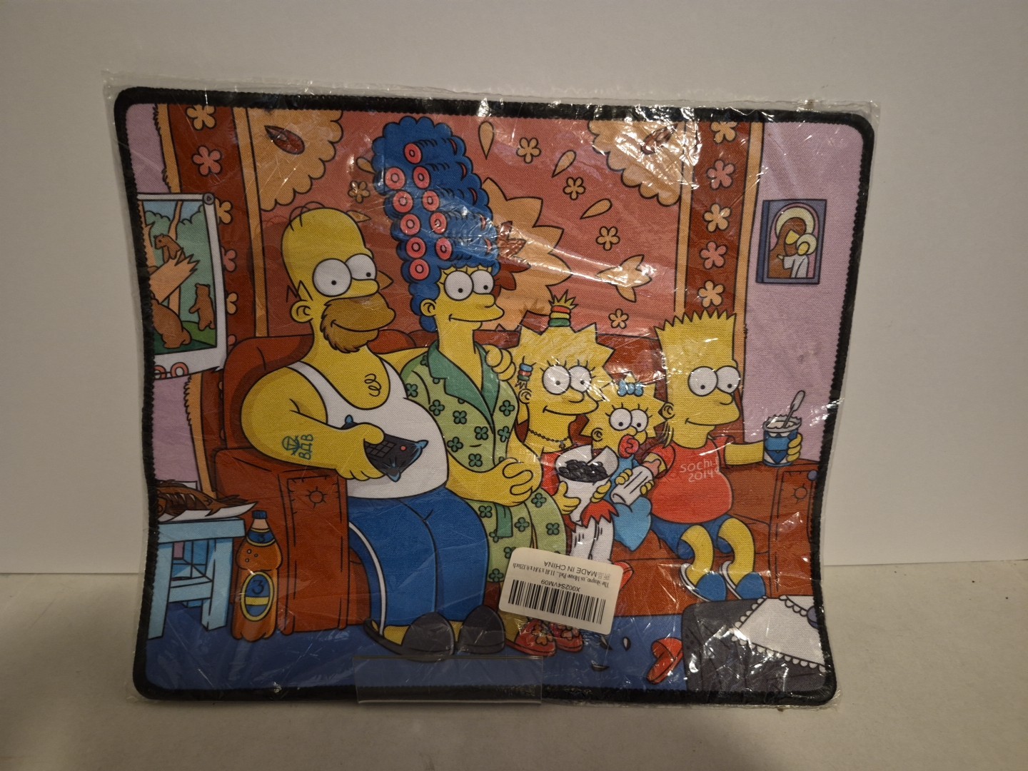 THE SIMPSONS SOFA SCENE  NON-SLIP NEOPRENE MOUSEPAD 