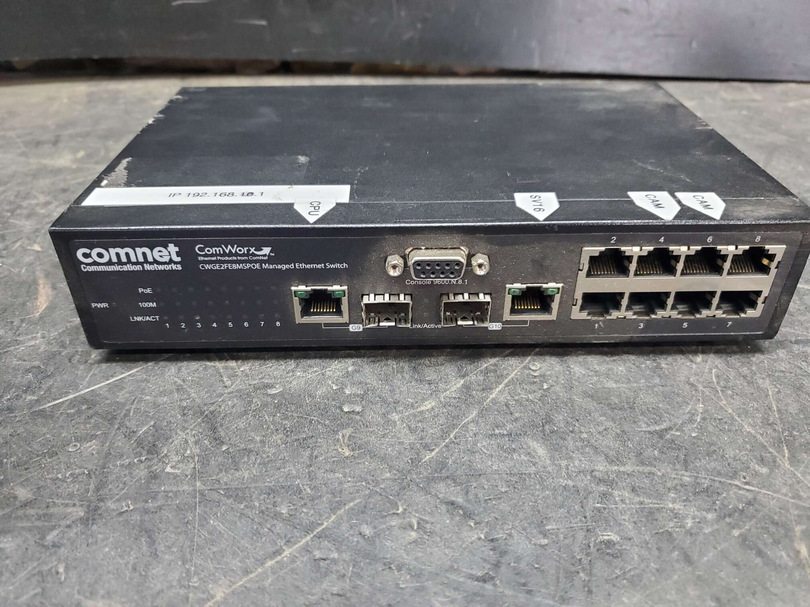 Commutator Ethernet ComNet CWGE2FE8MSPOE