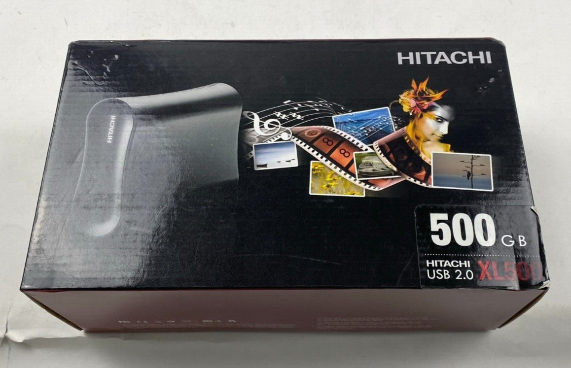 Hitachi  XL500 Desk 500GB USB 2.0 External Hard Drive