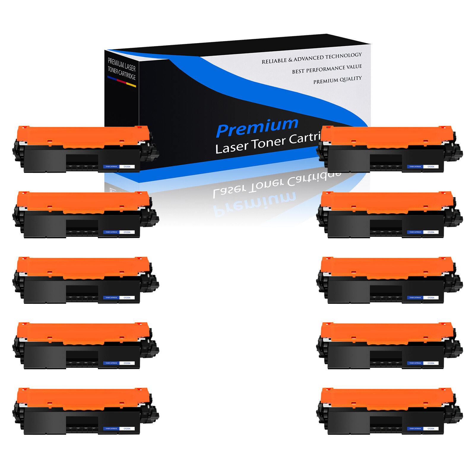 10PK CRG051 CRG-051 Toner for Canon 051 ImageCLASS LBP162dw MF269dw Printer