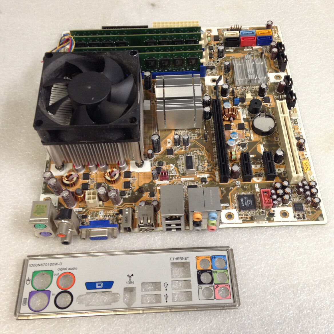 ASUS IPIBL-LB HP 5189-1080 Motherboard w/Intel 2.2GHz CPU &(4X1GB) DDR2 Memory