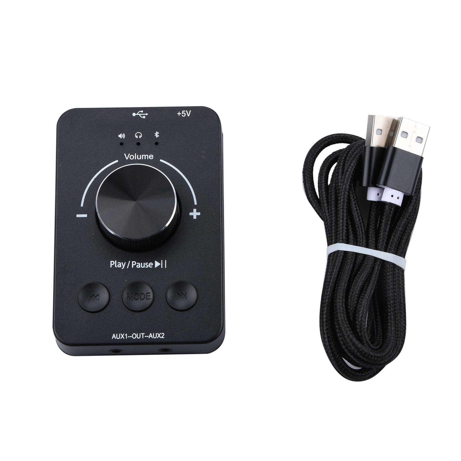 USB Audio Volume Controller Knob Audio Adjuster Video PC Computer Speaker Switch