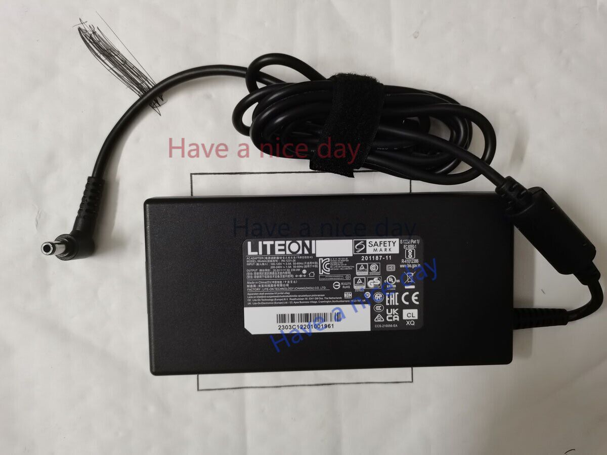 OEM LITEON 230W 20.0V 11.5A PA-1231-26 For MSI/Clevo Laptop 5.5*2.5mm AC Adapter